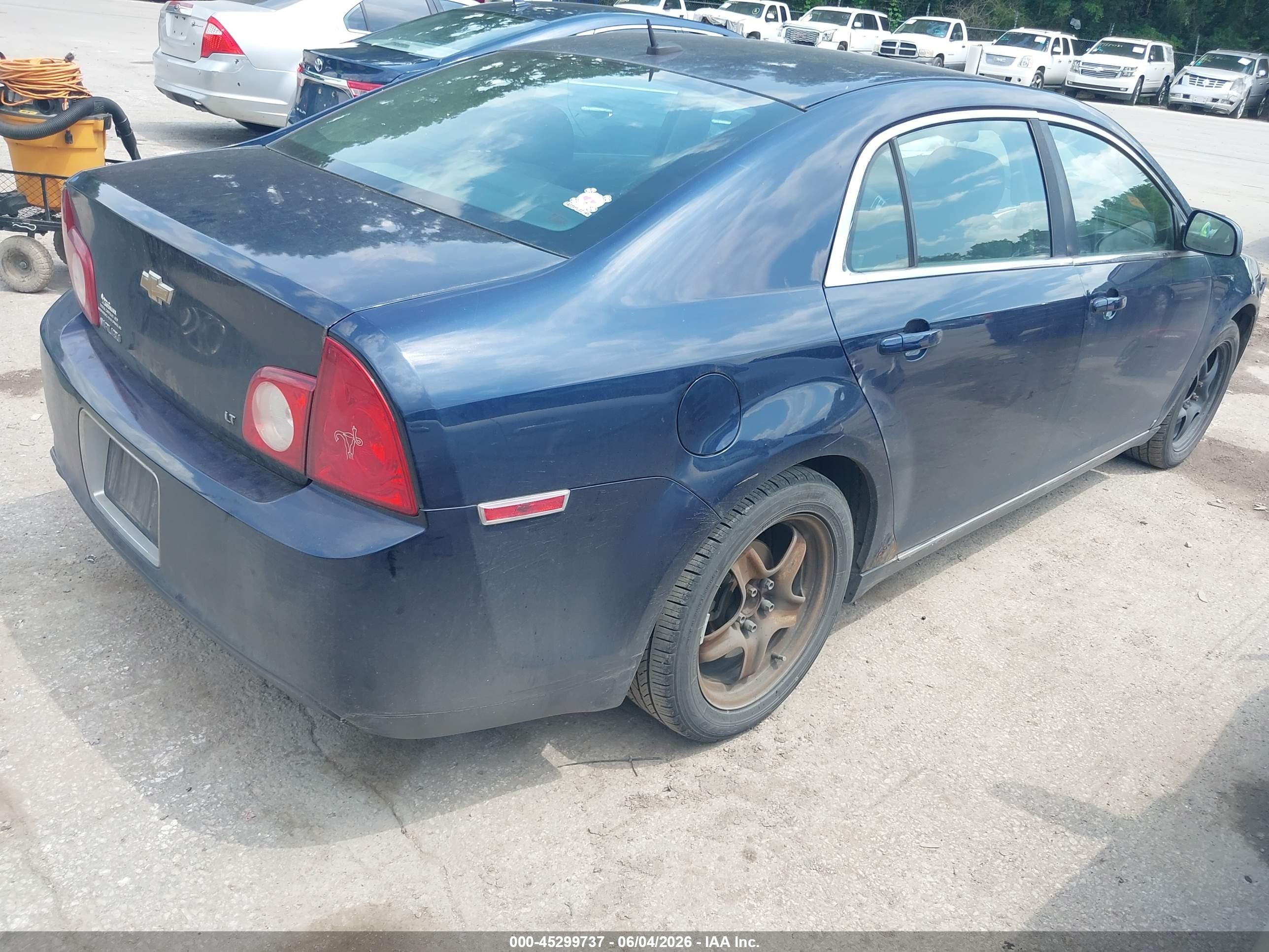 2009 Chevrolet Malibu Lt Dark Blue vin: 1G1ZH57B39F181893