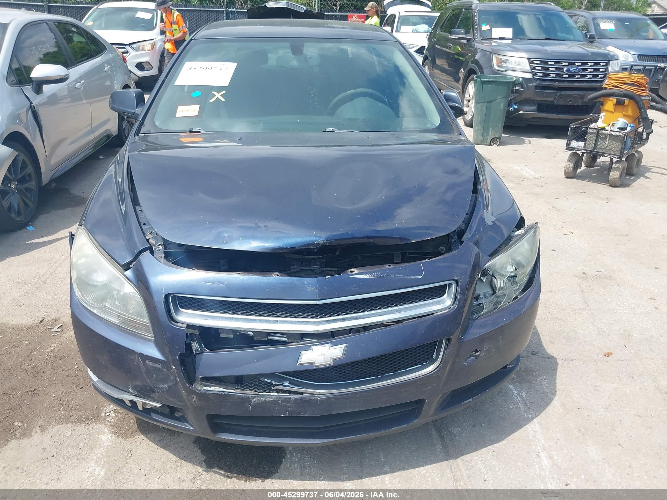 2009 Chevrolet Malibu Lt Dark Blue vin: 1G1ZH57B39F181893