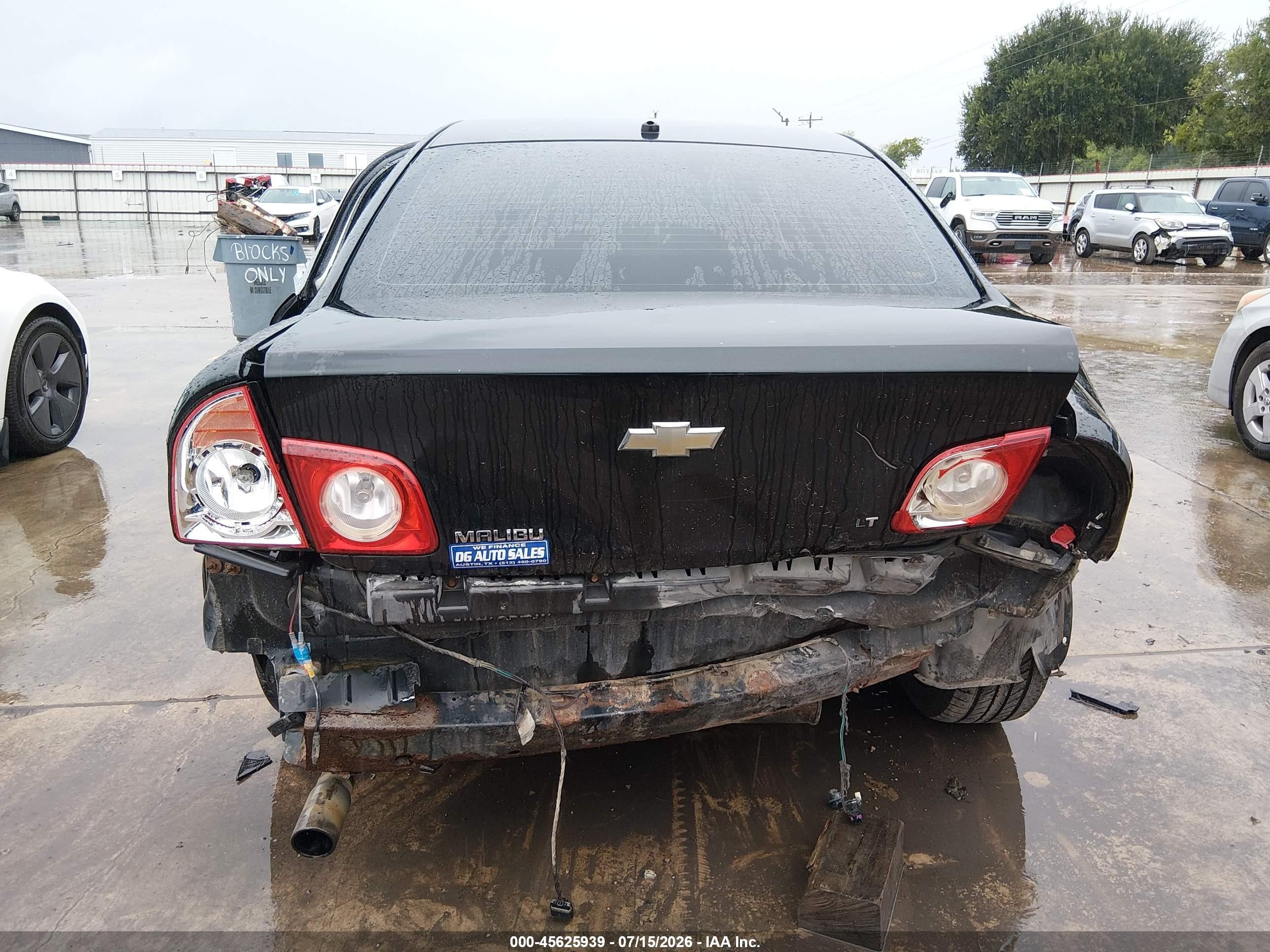 2009 Chevrolet Malibu Lt Черный vin: 1G1ZH57B39F225598