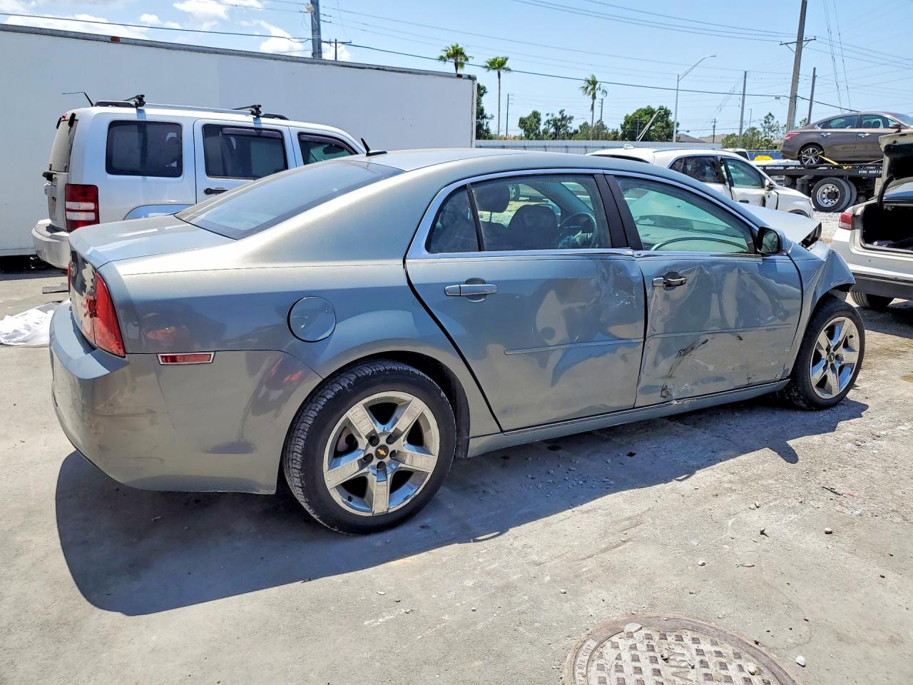 2009 Chevrolet Malibu 1lt Blue vin: 1G1ZH57B39F231255