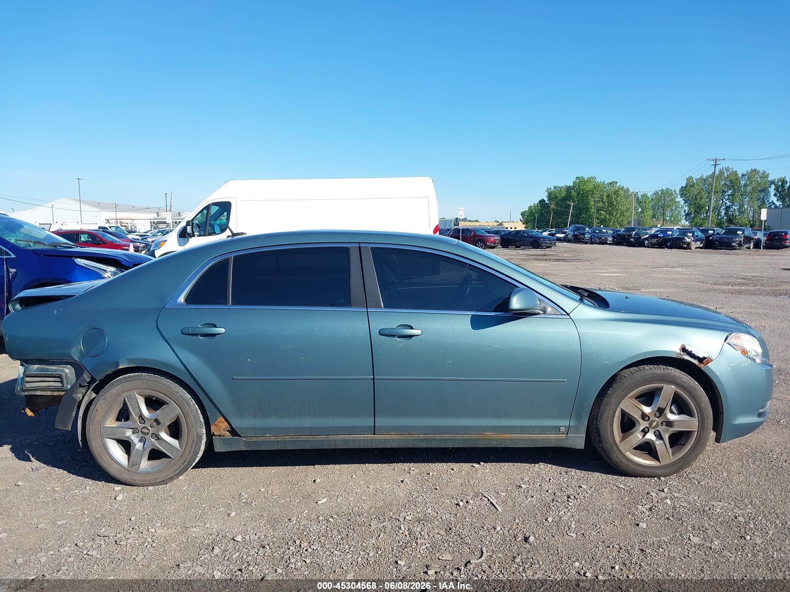 2009 Chevrolet Malibu Lt Green vin: 1G1ZH57B39F248847