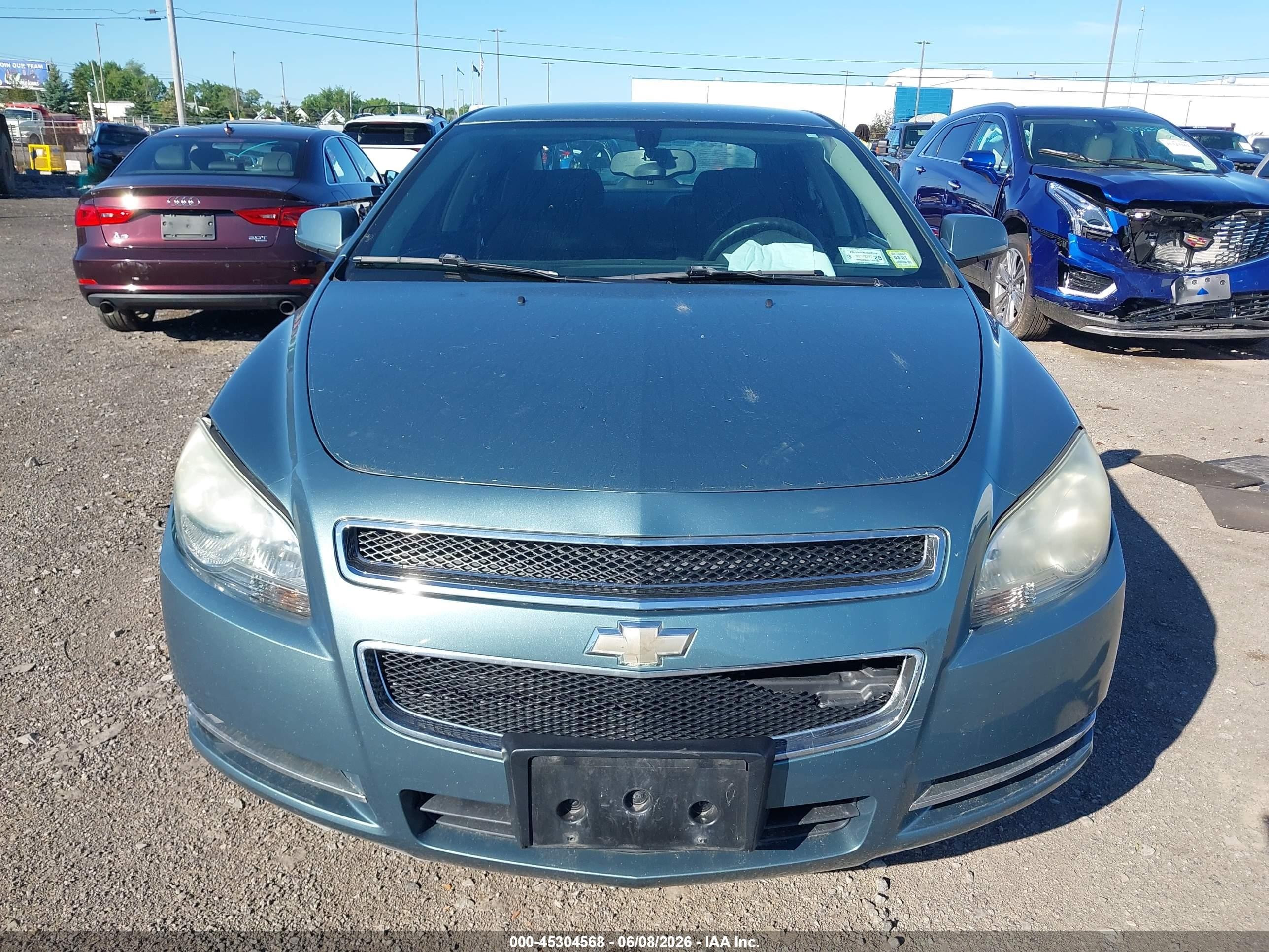 2009 Chevrolet Malibu Lt Green vin: 1G1ZH57B39F248847