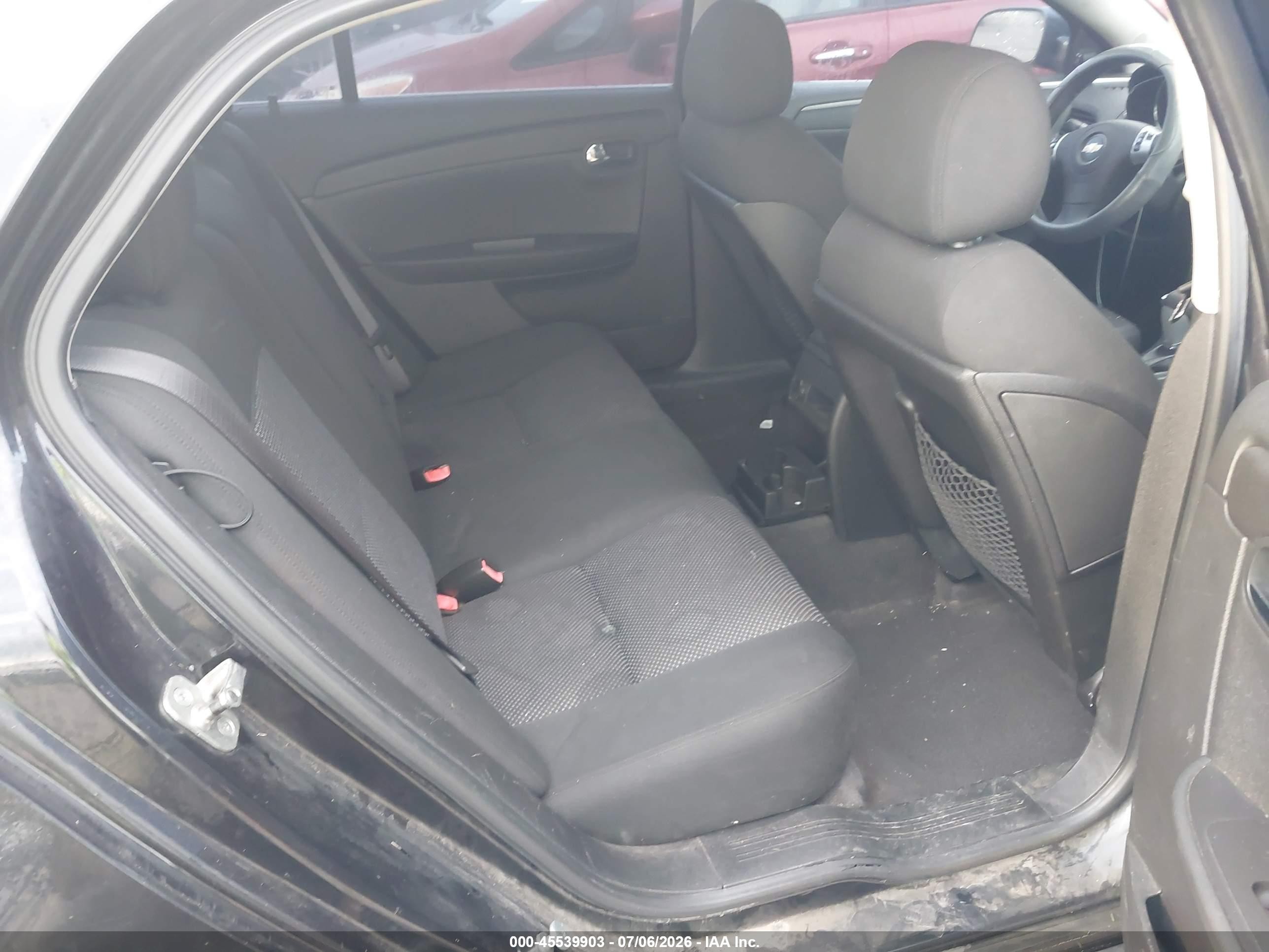 2009 Chevrolet Malibu Lt Black vin: 1G1ZH57B494189707