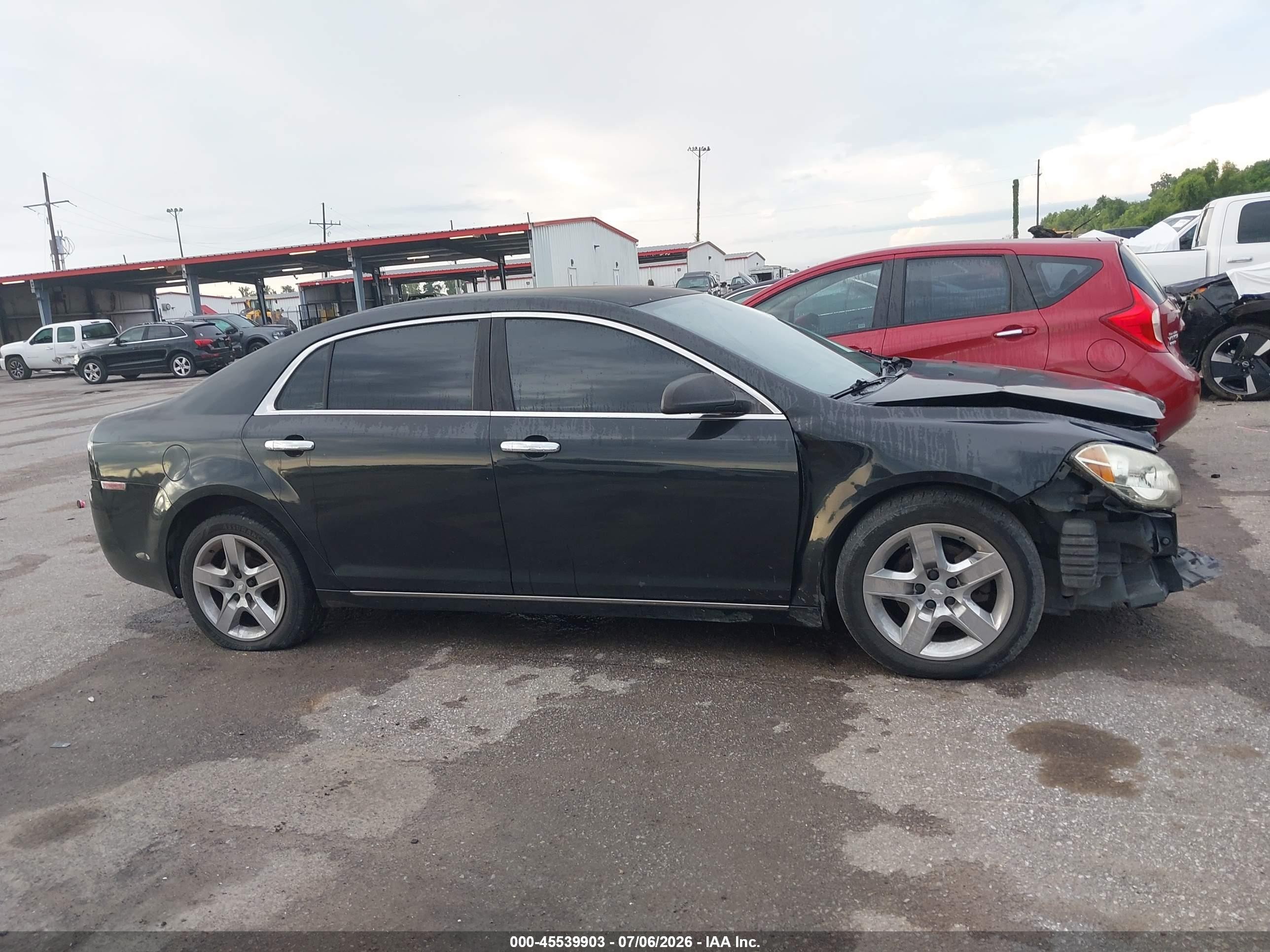 2009 Chevrolet Malibu Lt Black vin: 1G1ZH57B494189707