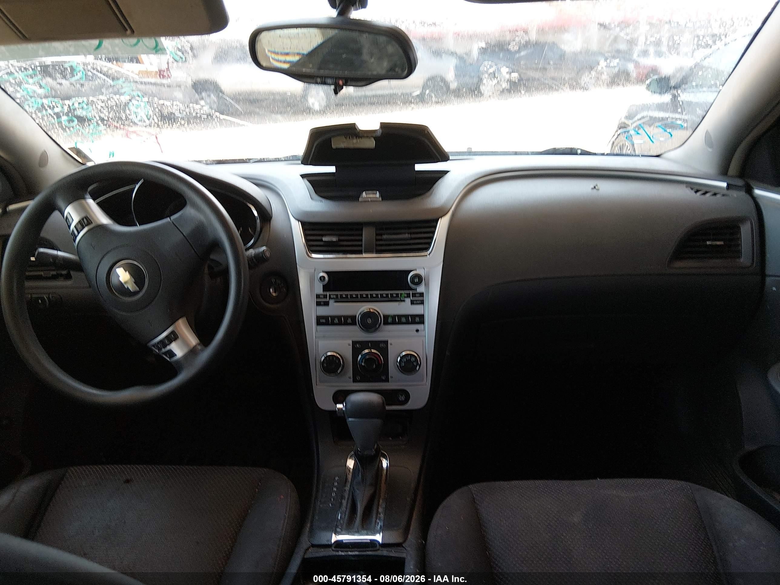 2009 Chevrolet Malibu Lt Black vin: 1G1ZH57B49F128314