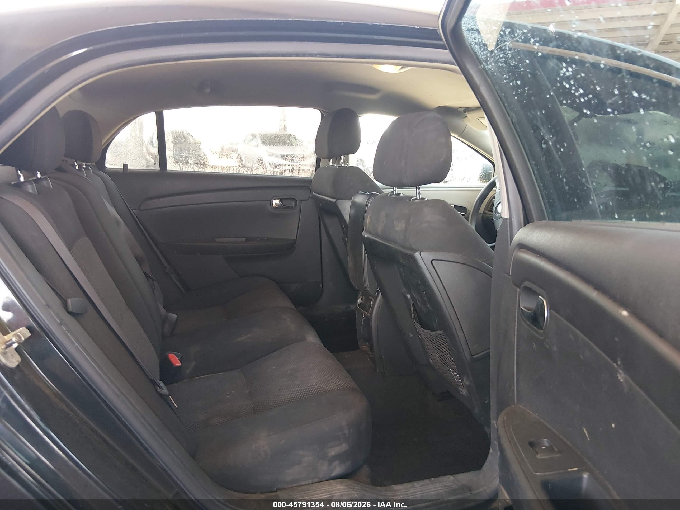 2009 Chevrolet Malibu Lt Black vin: 1G1ZH57B49F128314