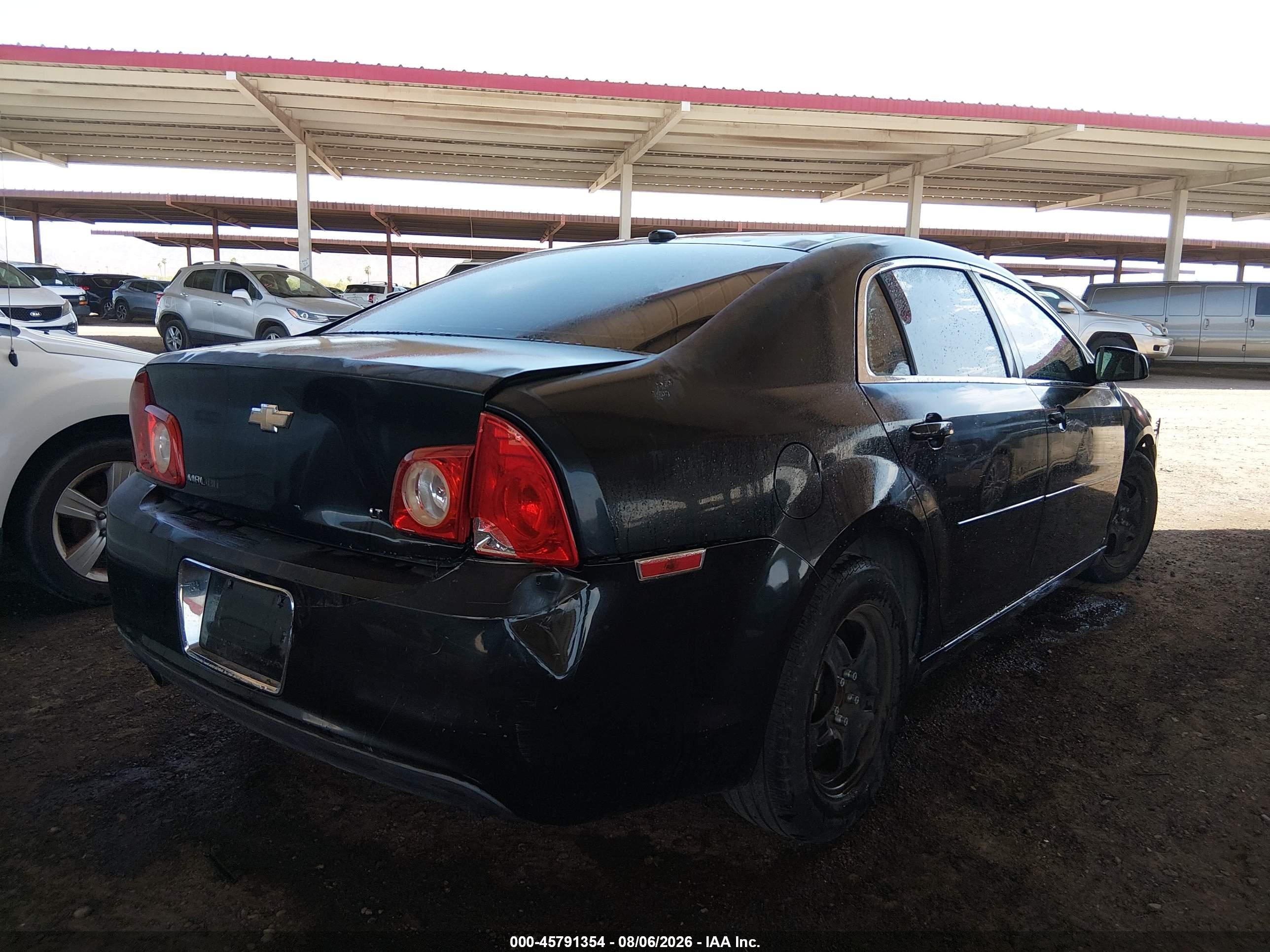 2009 Chevrolet Malibu Lt Black vin: 1G1ZH57B49F128314