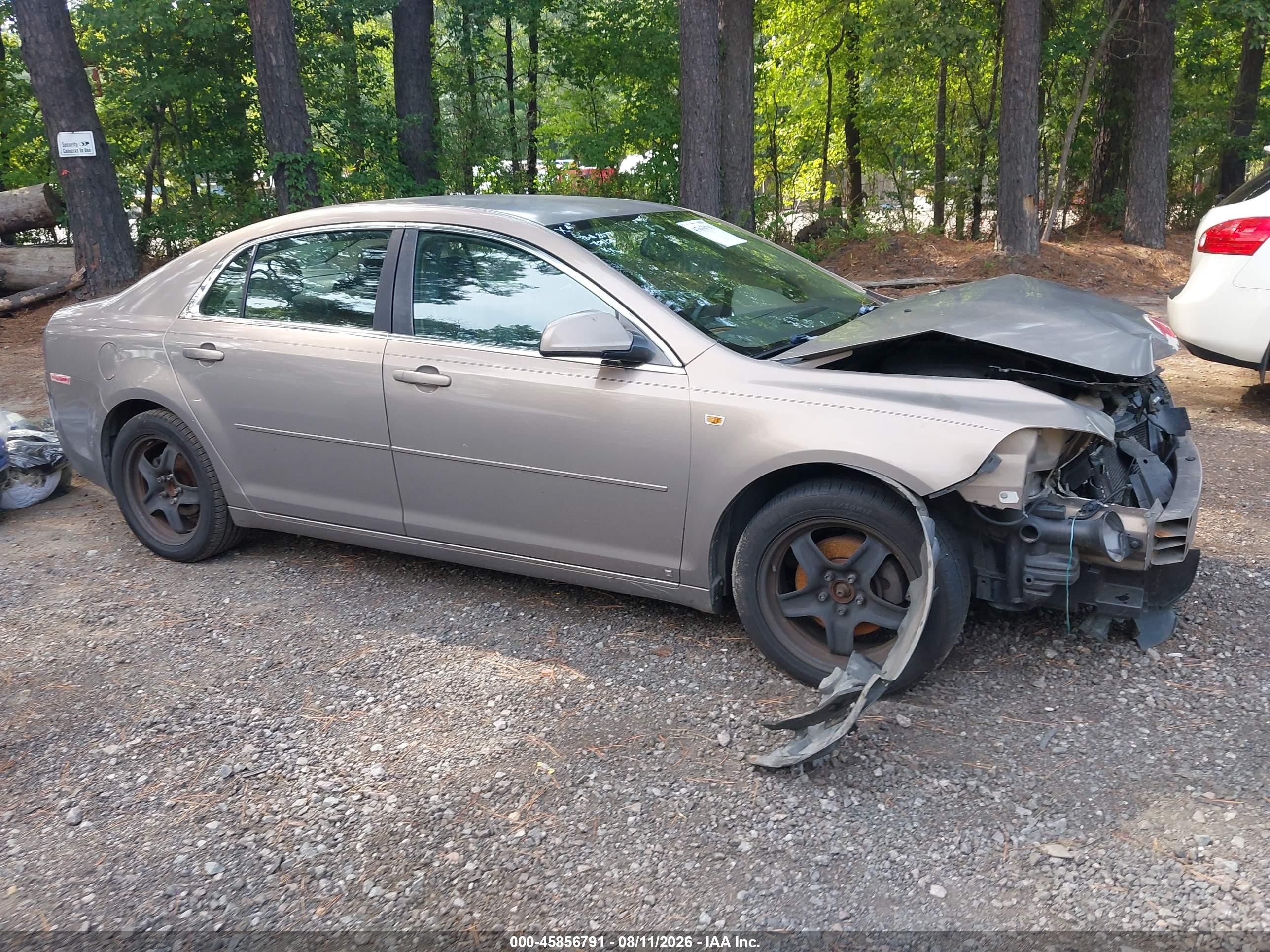 2008 Chevrolet Malibu Lt Коричневый vin: 1G1ZH57B58F175169