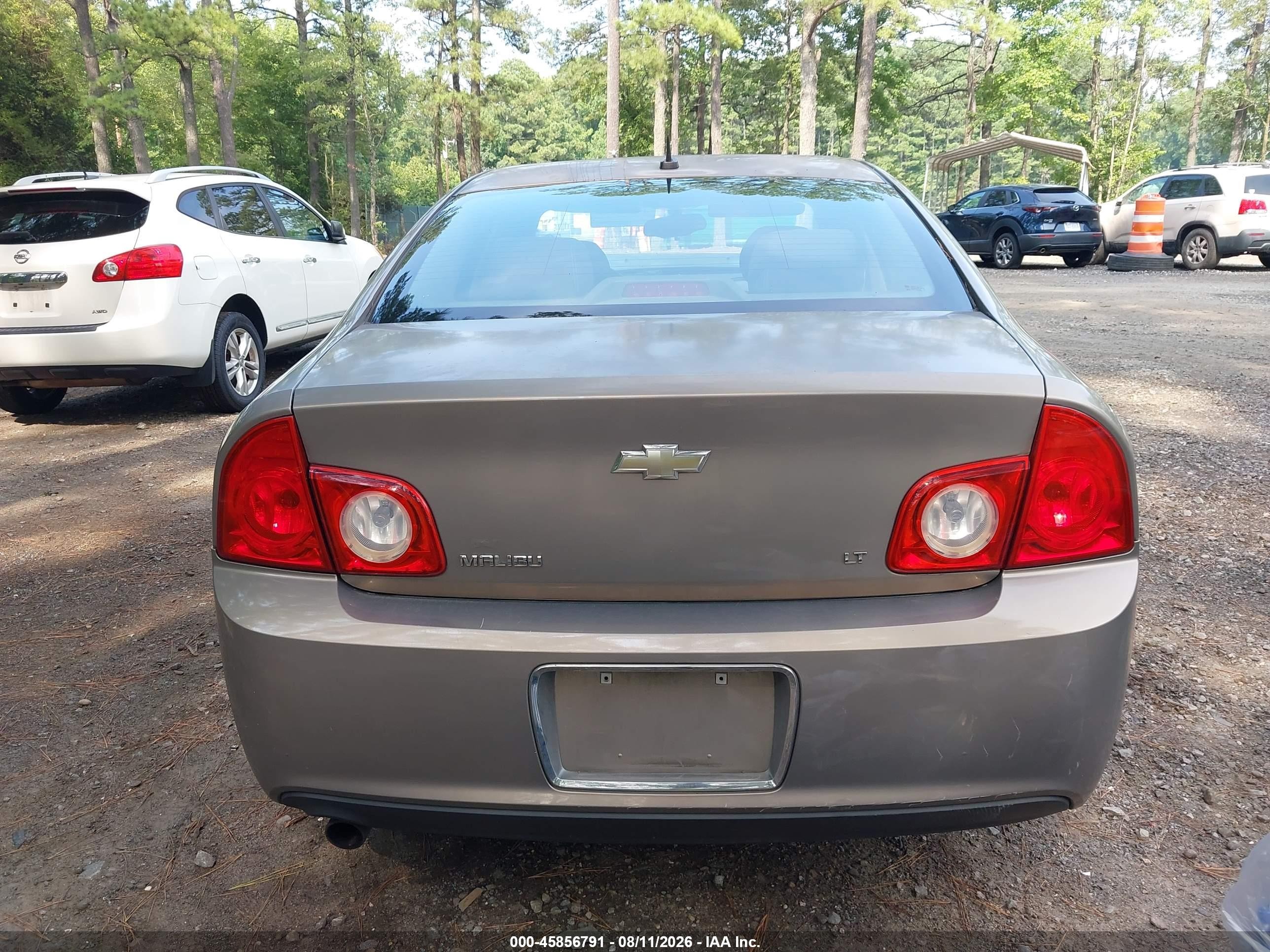 2008 Chevrolet Malibu Lt Коричневый vin: 1G1ZH57B58F175169