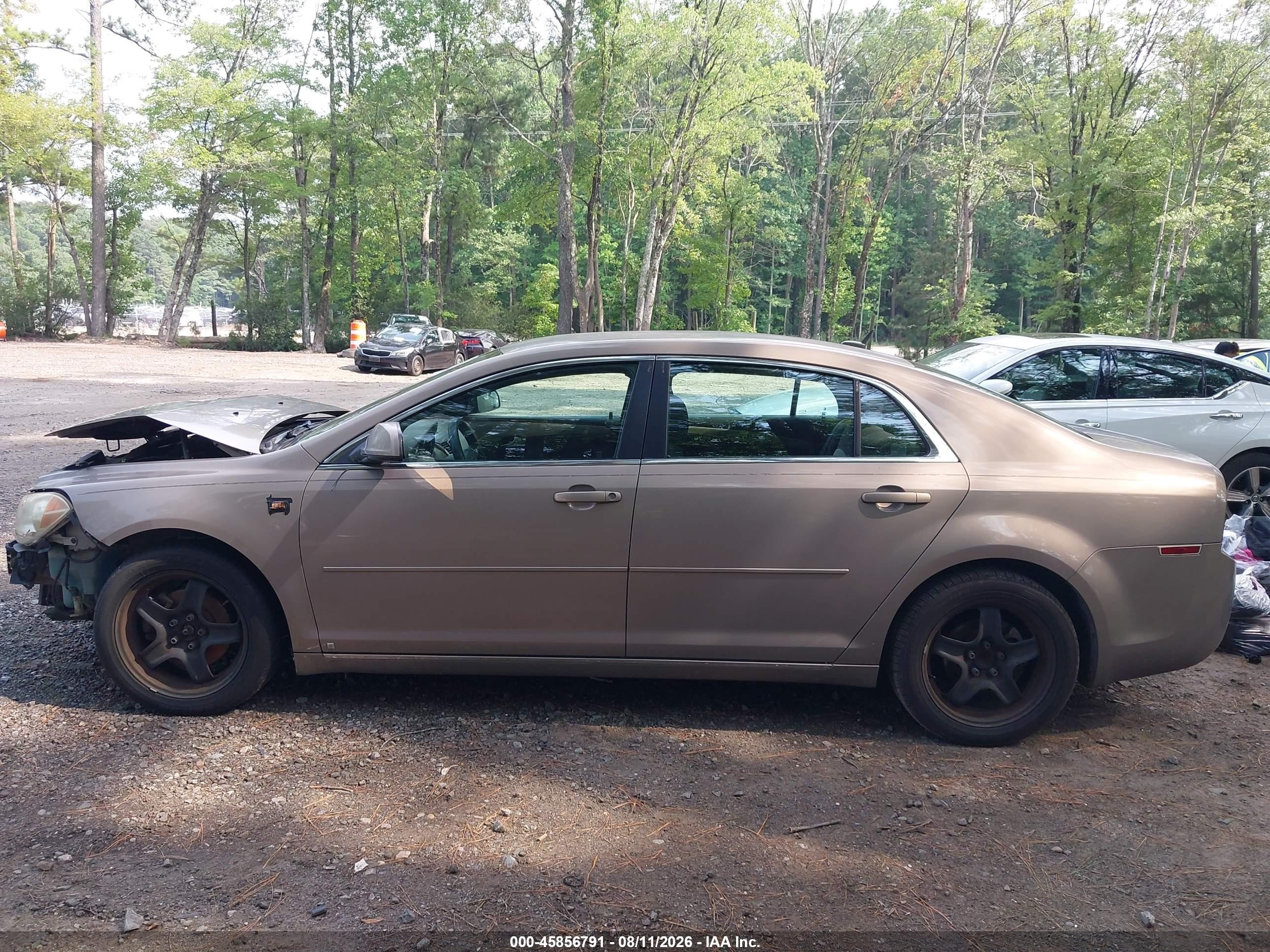 2008 Chevrolet Malibu Lt Коричневый vin: 1G1ZH57B58F175169