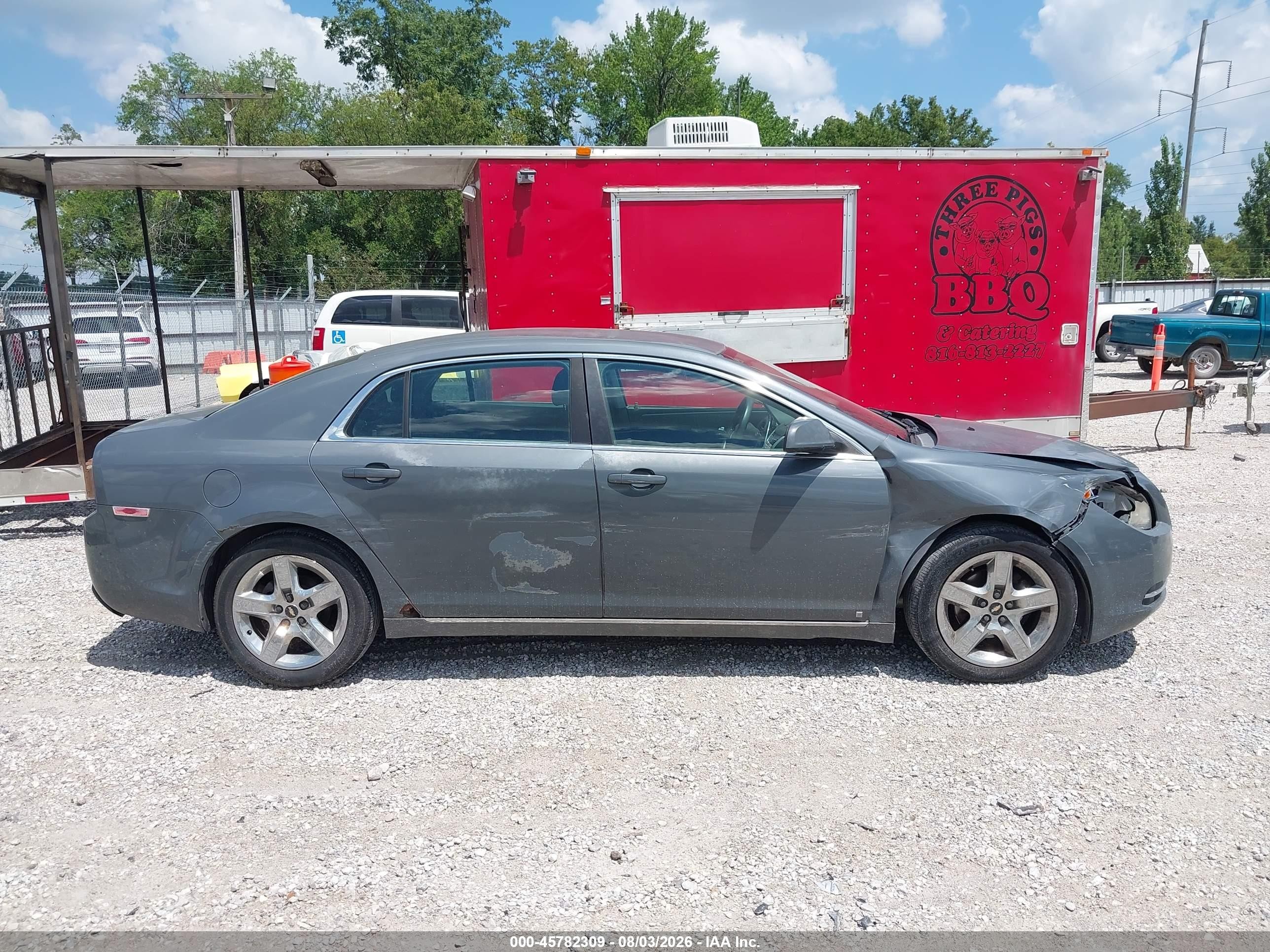 2009 Chevrolet Malibu Lt Серый vin: 1G1ZH57B594168378