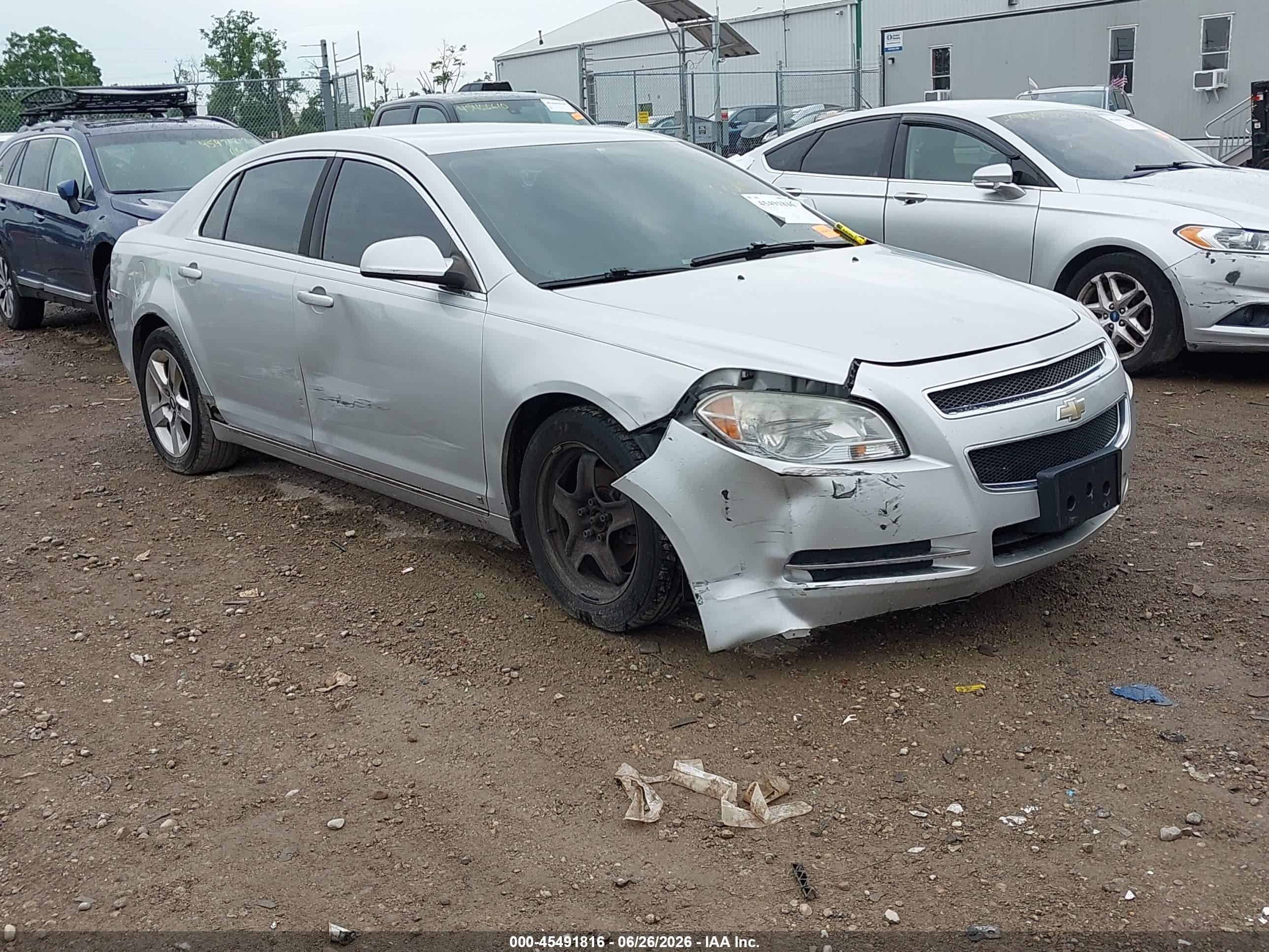 2009 Chevrolet Malibu Lt Silver vin: 1G1ZH57B59F134784