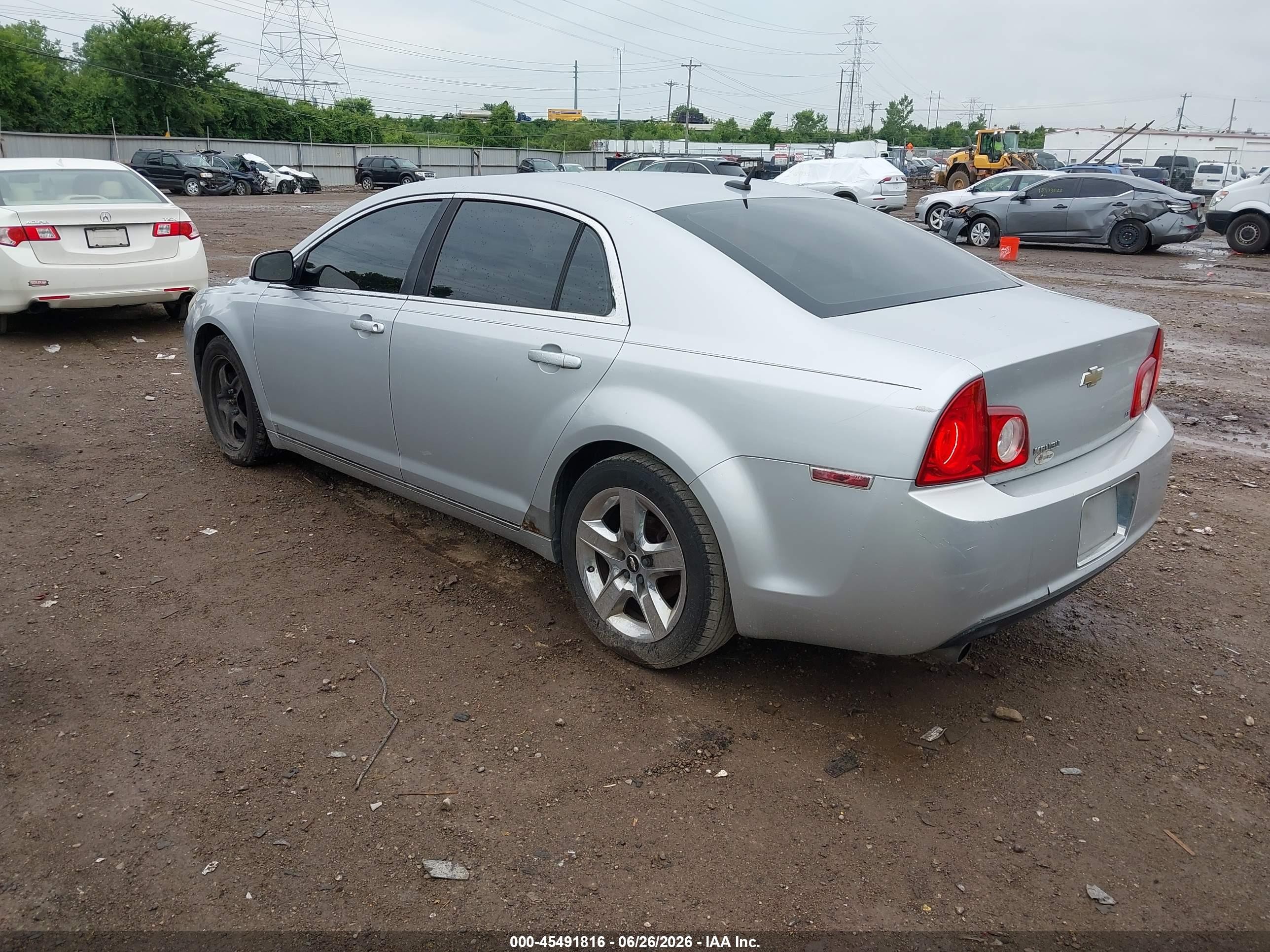 2009 Chevrolet Malibu Lt Silver vin: 1G1ZH57B59F134784