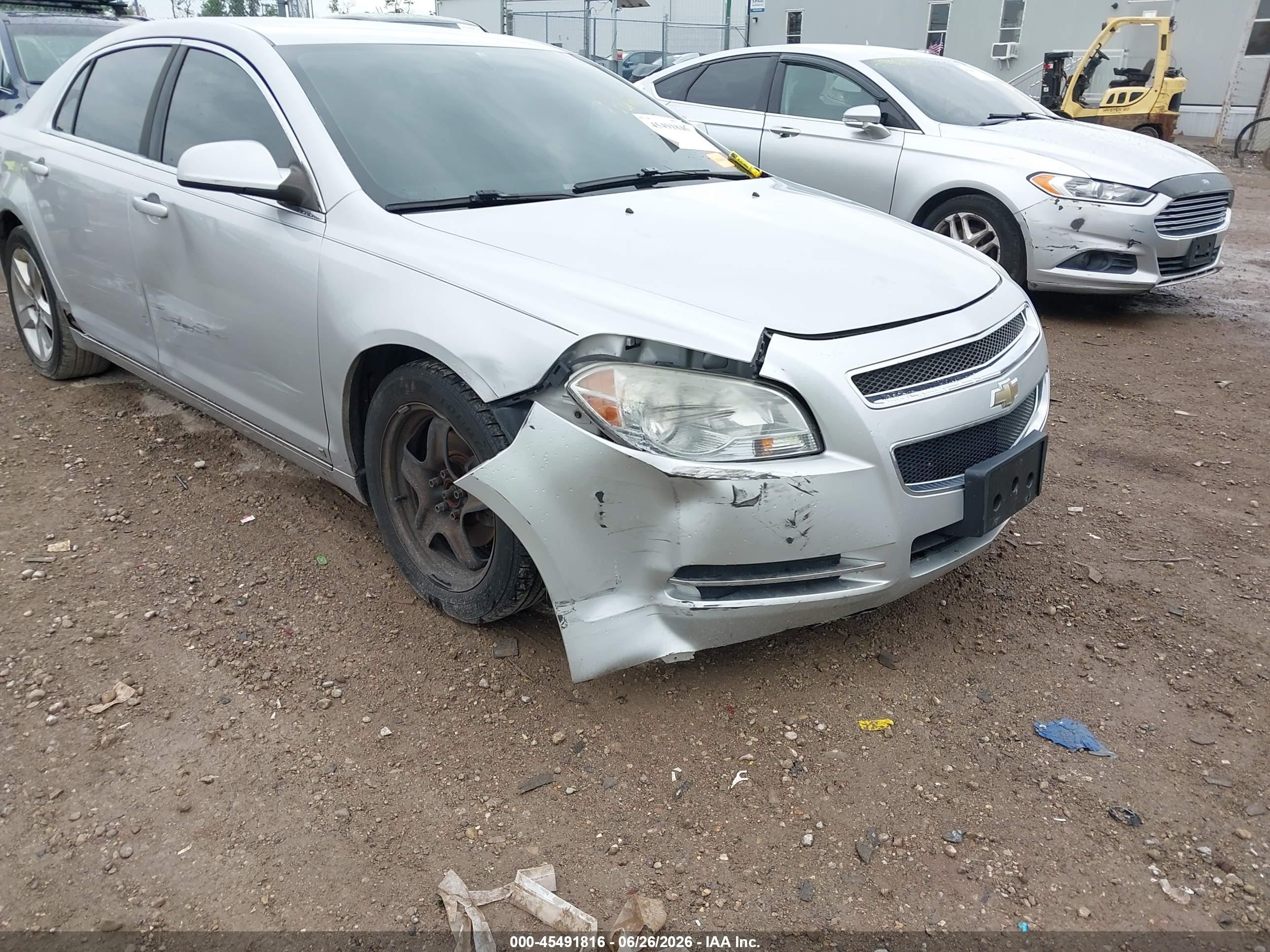 2009 Chevrolet Malibu Lt Silver vin: 1G1ZH57B59F134784