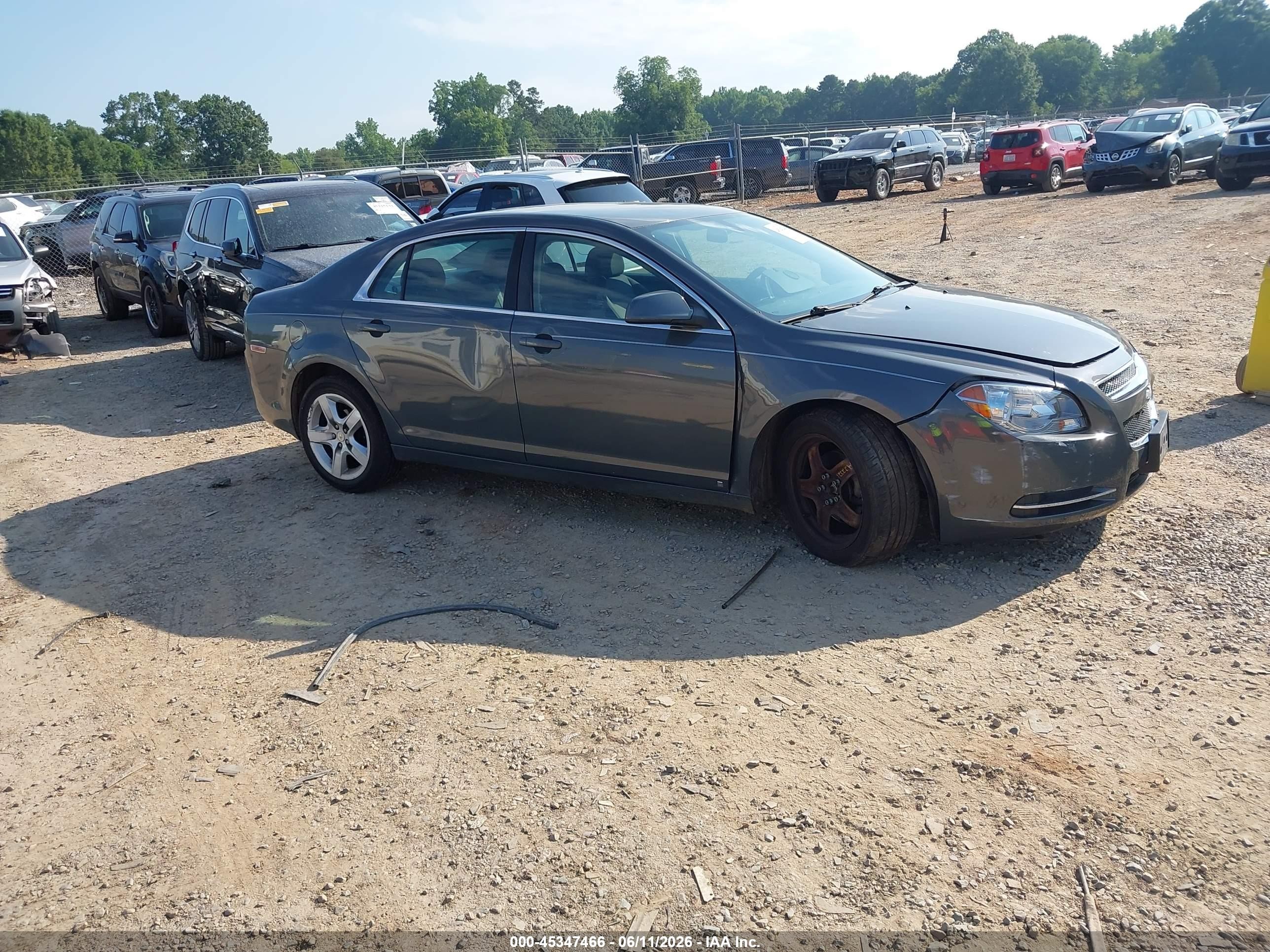 2009 Chevrolet Malibu Lt Gray vin: 1G1ZH57B59F142142