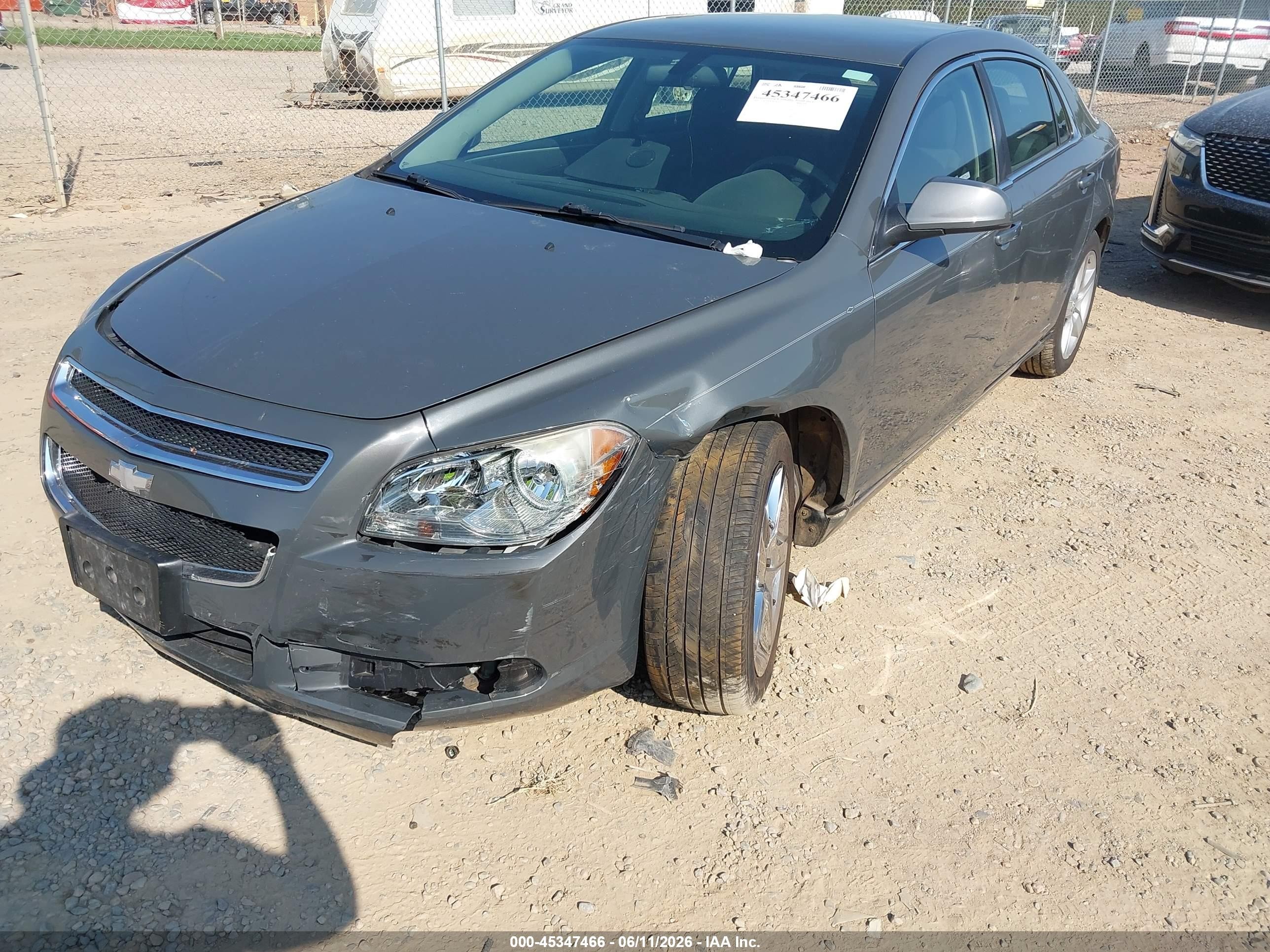 2009 Chevrolet Malibu Lt Gray vin: 1G1ZH57B59F142142