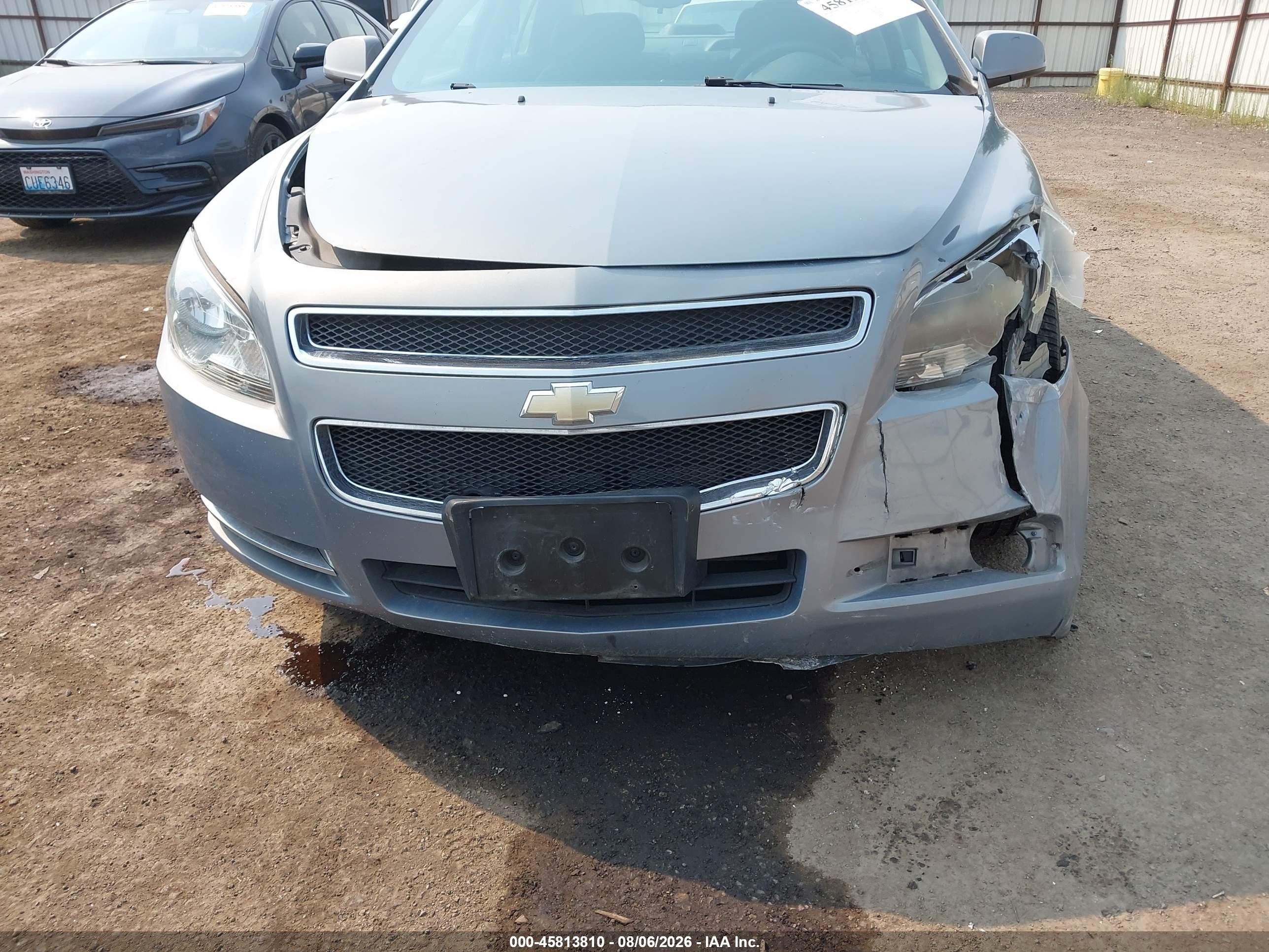2009 Chevrolet Malibu Lt Gray vin: 1G1ZH57B59F208320