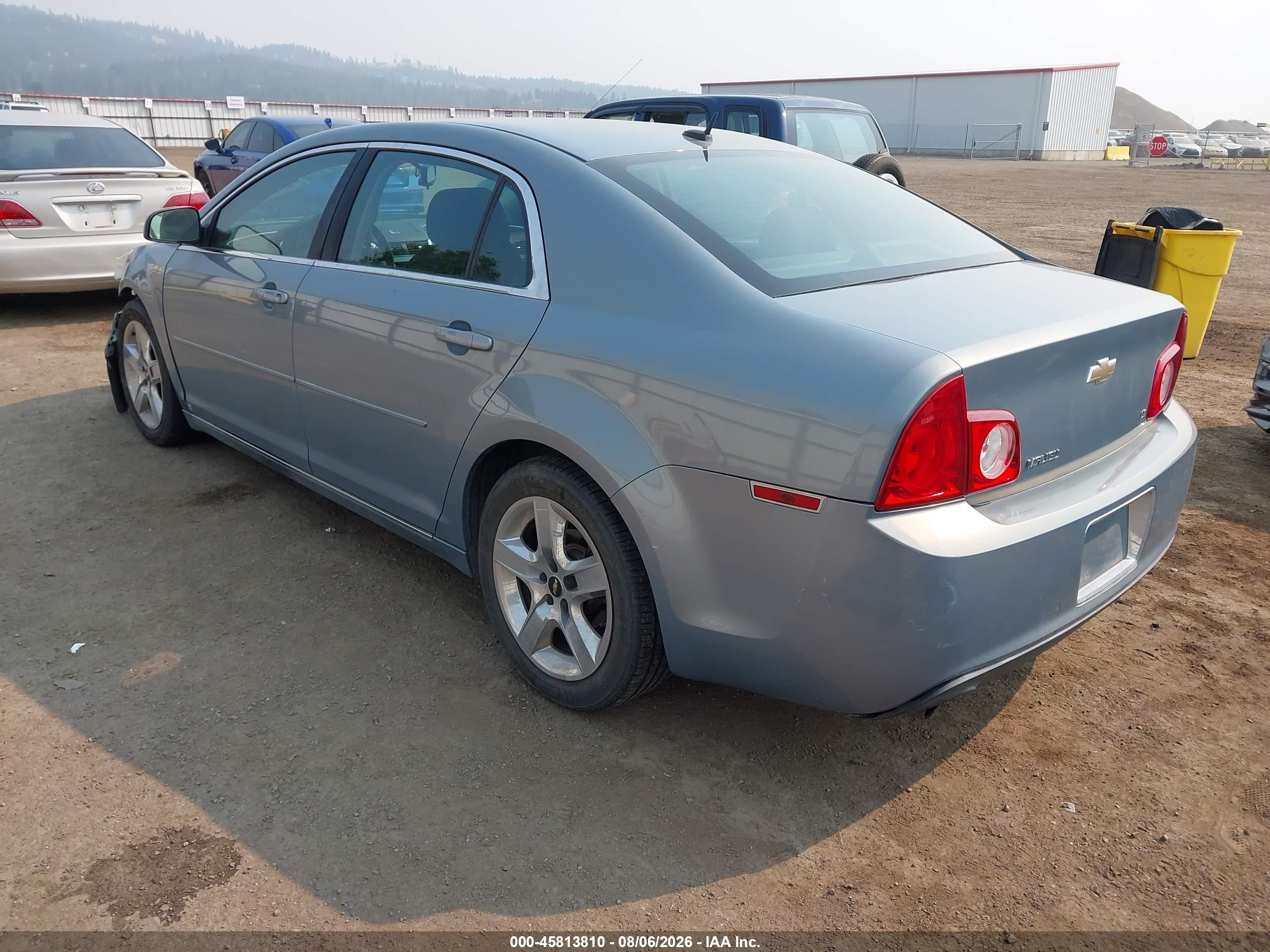 2009 Chevrolet Malibu Lt Gray vin: 1G1ZH57B59F208320