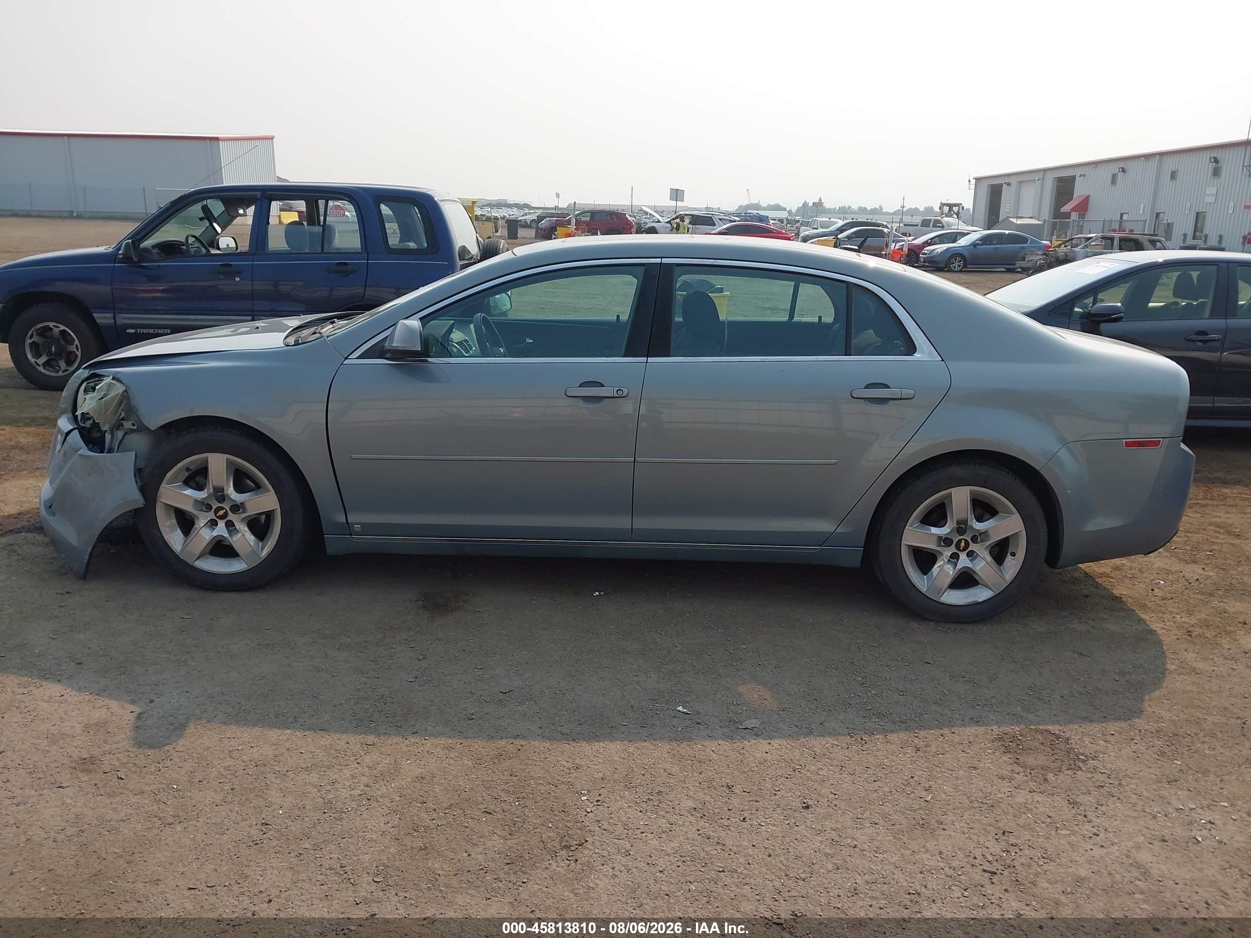 2009 Chevrolet Malibu Lt Gray vin: 1G1ZH57B59F208320