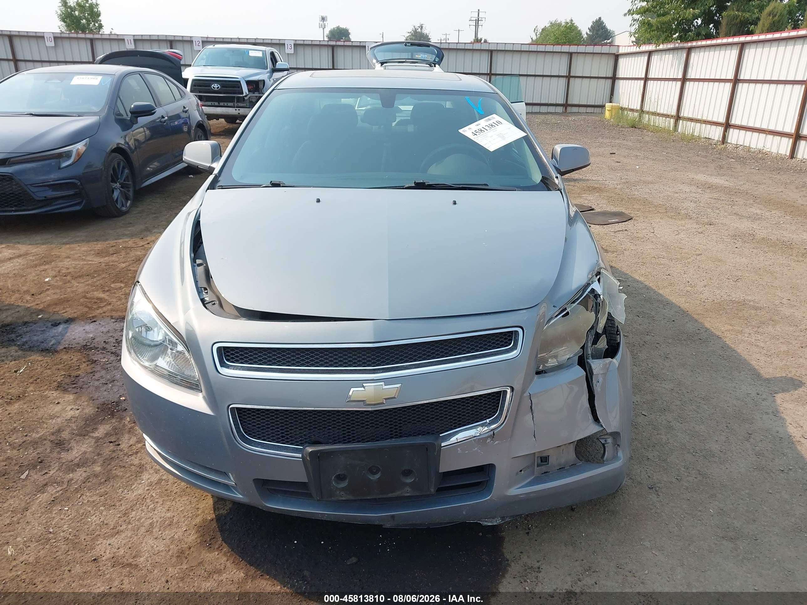 2009 Chevrolet Malibu Lt Gray vin: 1G1ZH57B59F208320