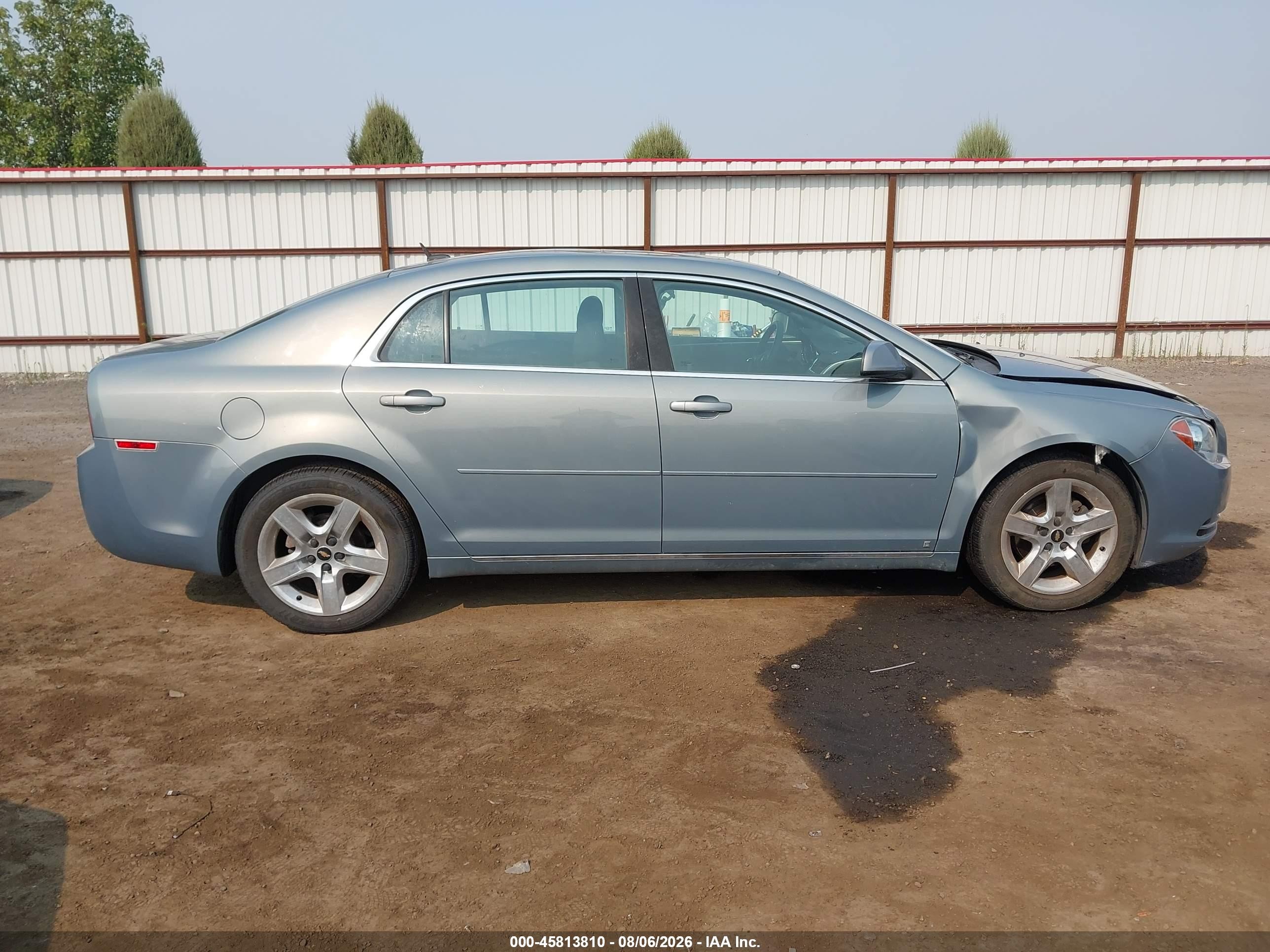 2009 Chevrolet Malibu Lt Gray vin: 1G1ZH57B59F208320