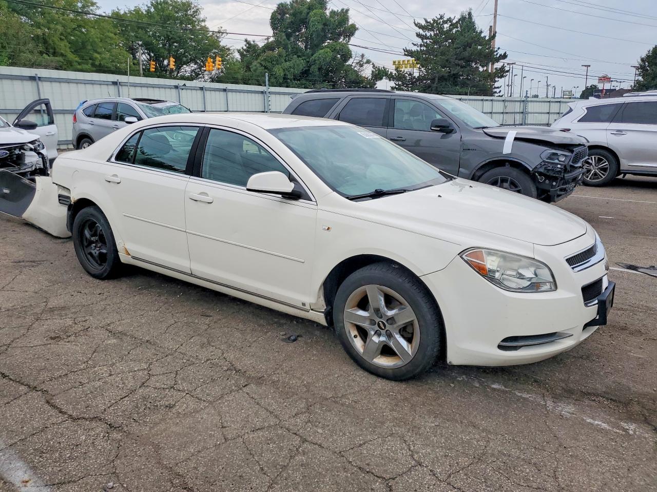 2008 Chevrolet Malibu 1lt White vin: 1G1ZH57B684299740