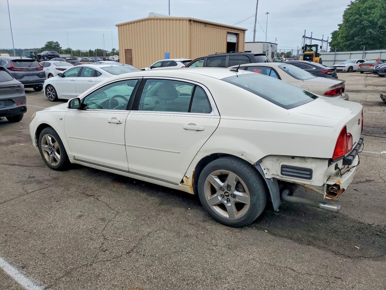 2008 Chevrolet Malibu 1lt White vin: 1G1ZH57B684299740