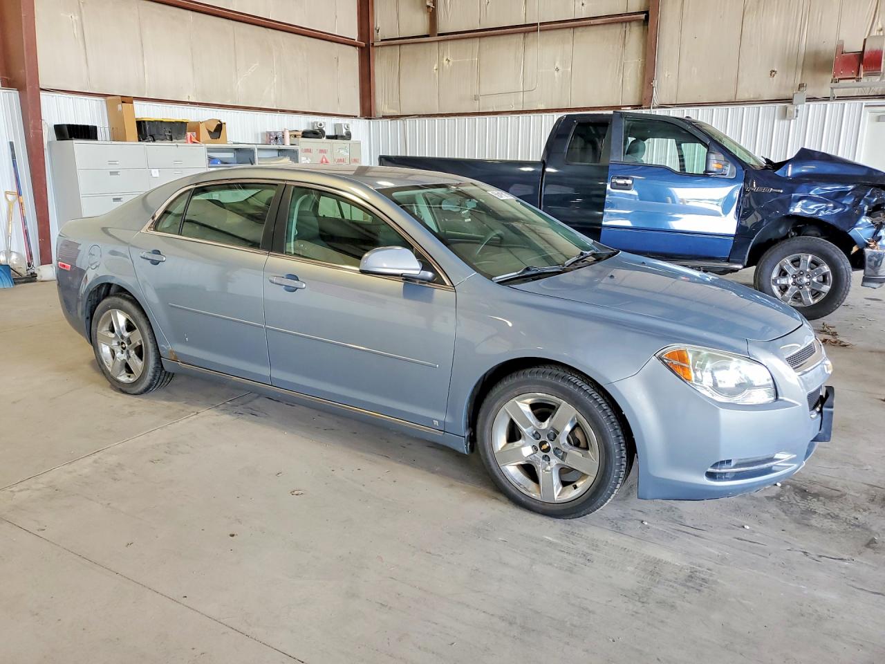 2009 Chevrolet Malibu 1lt Blue vin: 1G1ZH57B694198599