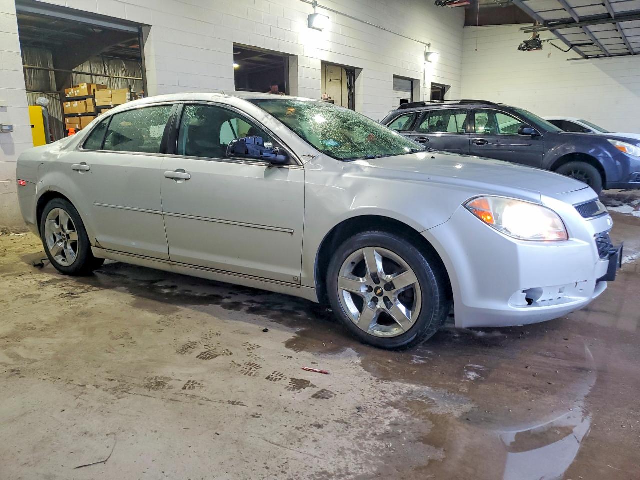 2009 Chevrolet Malibu 1lt Silver vin: 1G1ZH57B79F229427