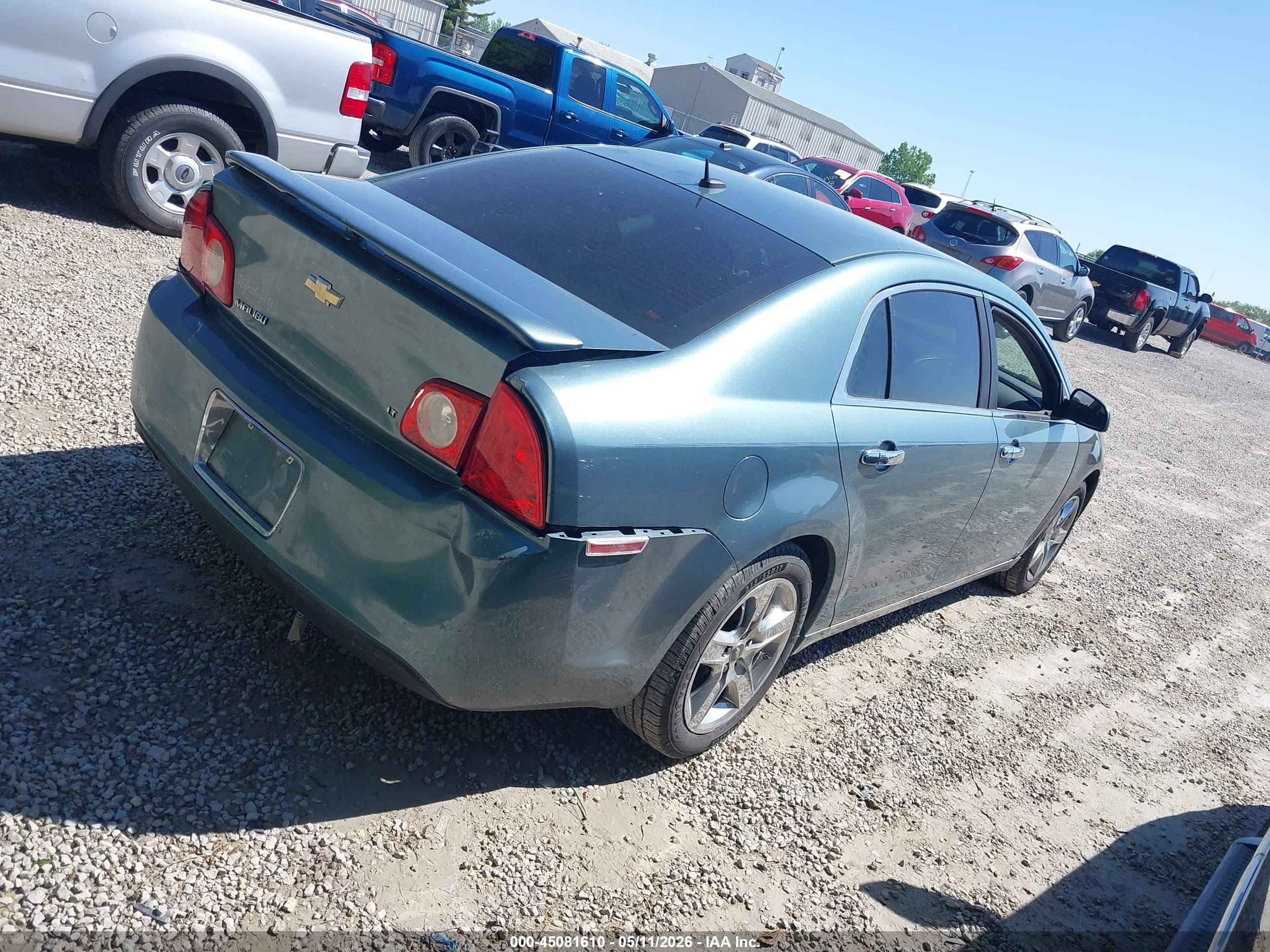 2009 Chevrolet Malibu Lt Light Blue vin: 1G1ZH57B894136105