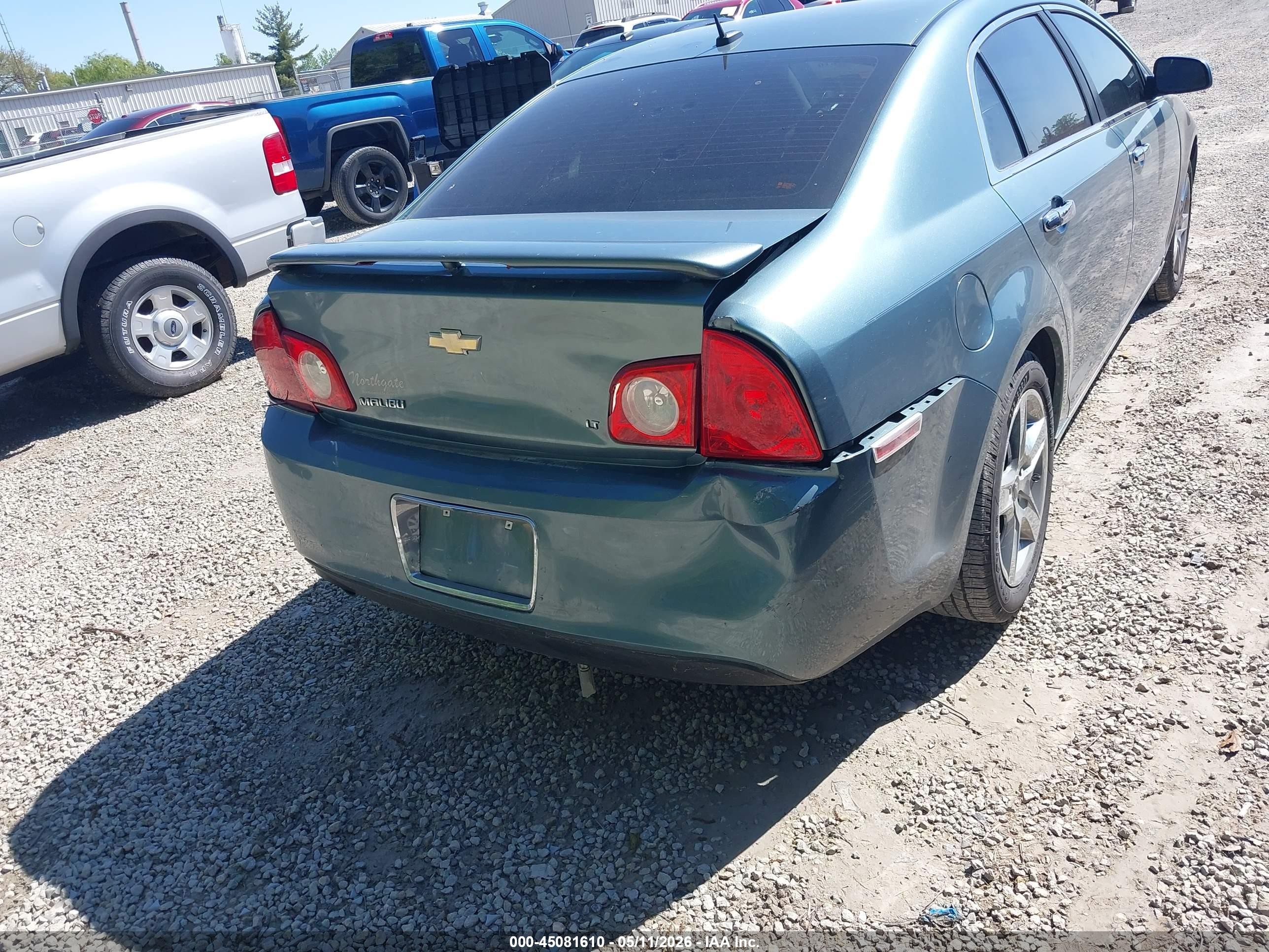2009 Chevrolet Malibu Lt Light Blue vin: 1G1ZH57B894136105