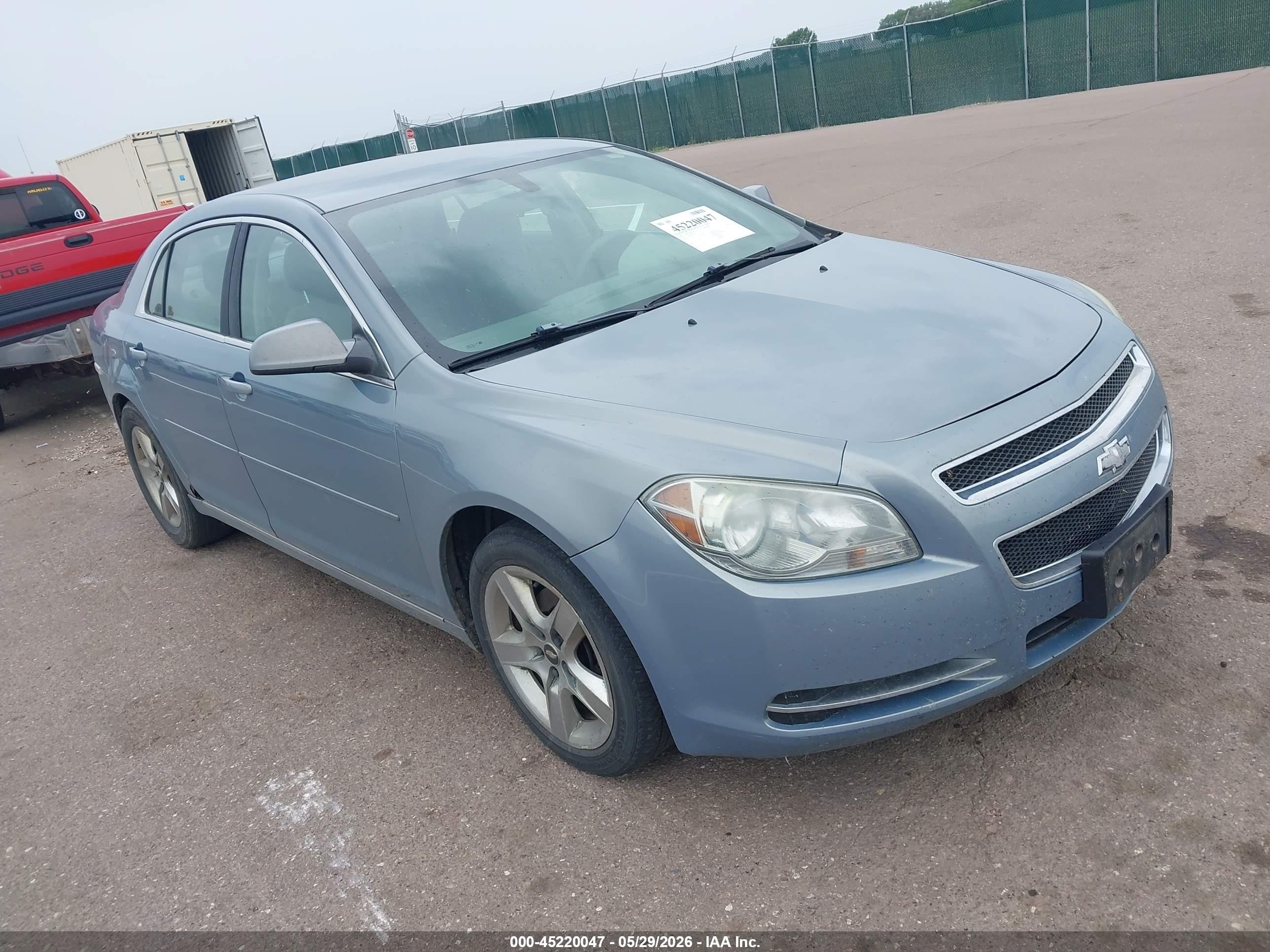 2009 Chevrolet Malibu Lt Blue vin: 1G1ZH57B89F212491