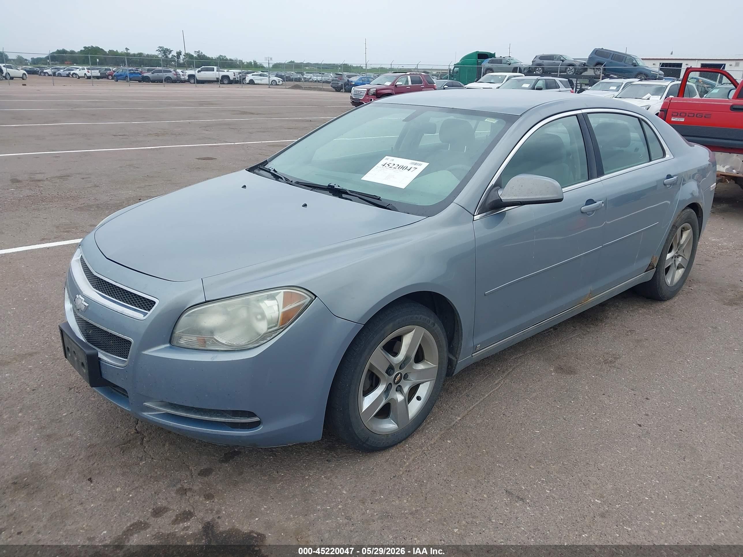 2009 Chevrolet Malibu Lt Blue vin: 1G1ZH57B89F212491
