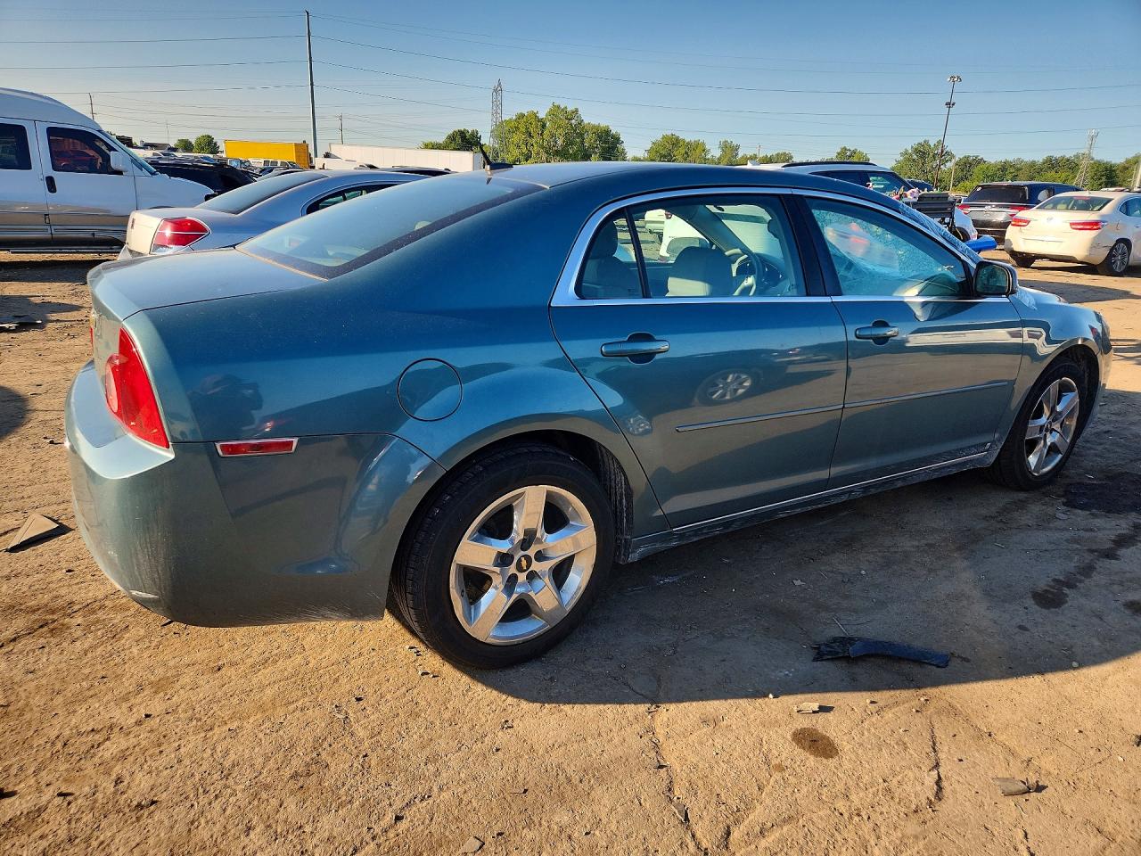 2009 Chevrolet Malibu 1lt Teal vin: 1G1ZH57B89F240145