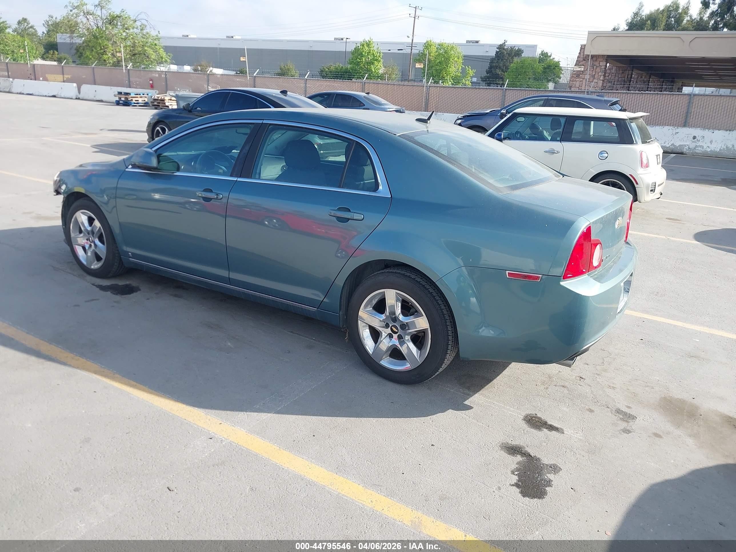 2009 Chevrolet Malibu Lt Green vin: 1G1ZH57B99F149143