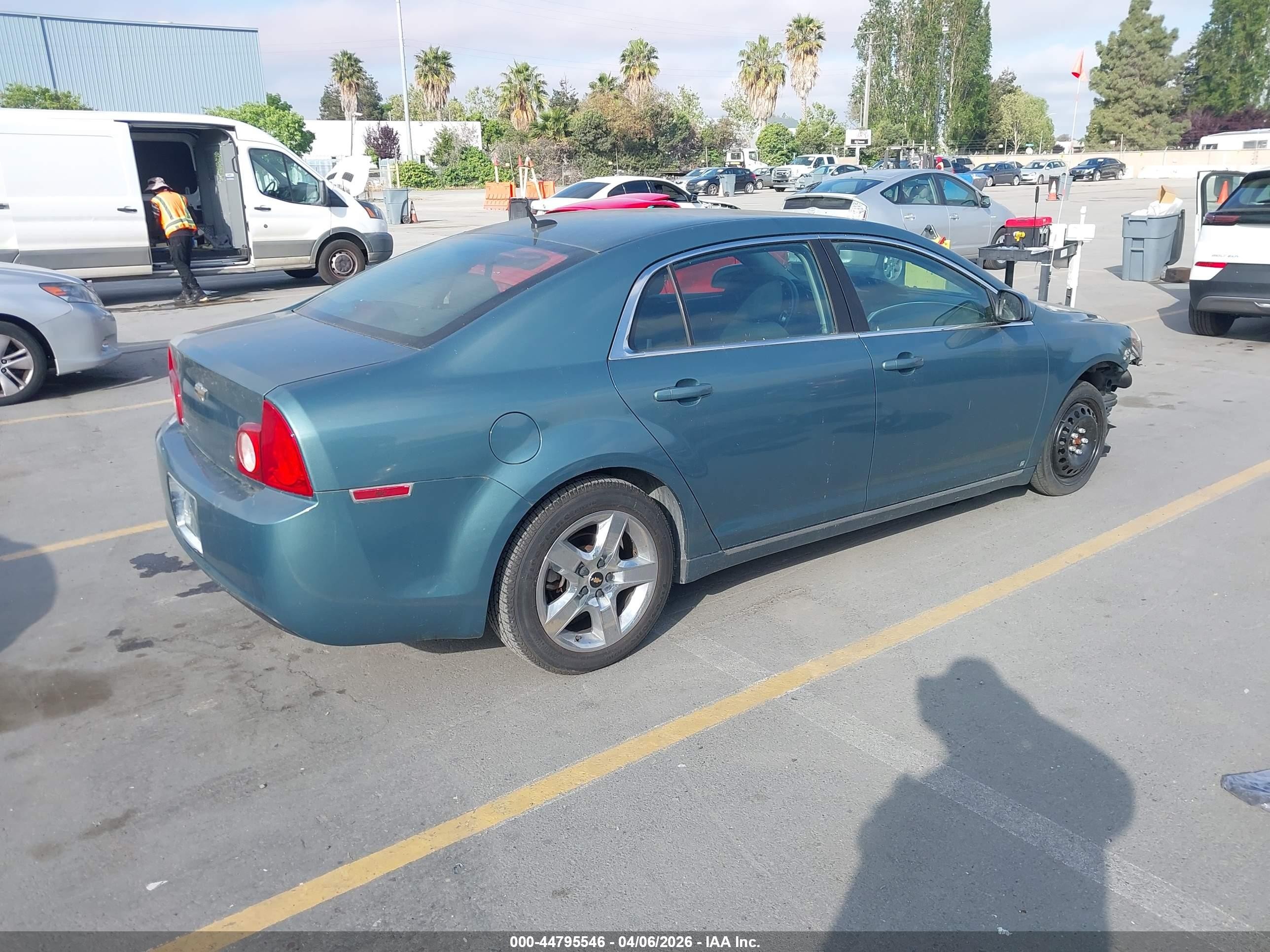 2009 Chevrolet Malibu Lt Green vin: 1G1ZH57B99F149143