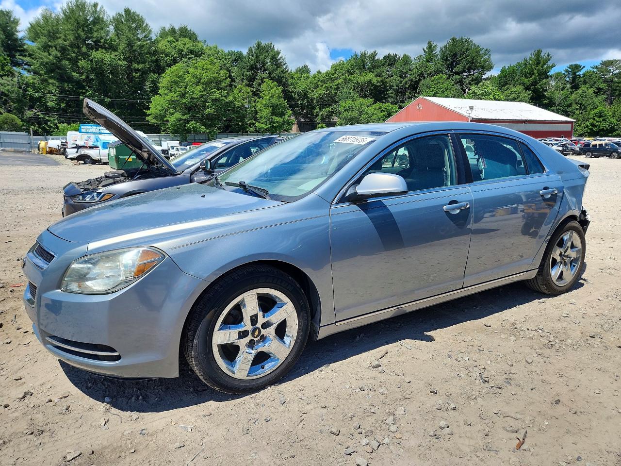 2009 Chevrolet Malibu Синий vin: 1G1ZH57BX9F137292