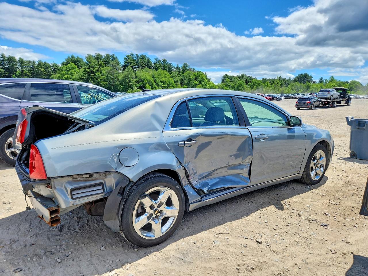2009 Chevrolet Malibu Синий vin: 1G1ZH57BX9F137292