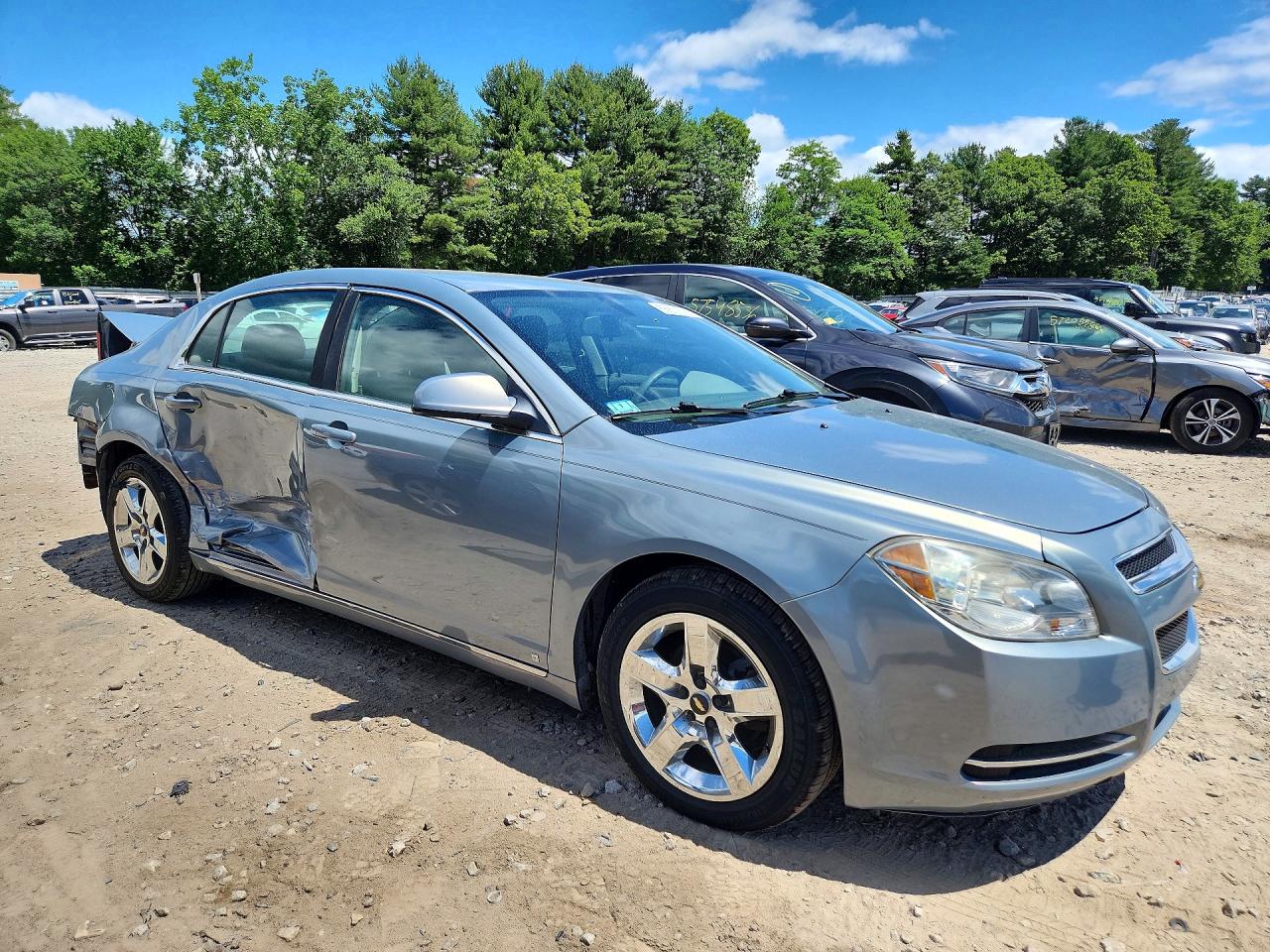 2009 Chevrolet Malibu Синий vin: 1G1ZH57BX9F137292