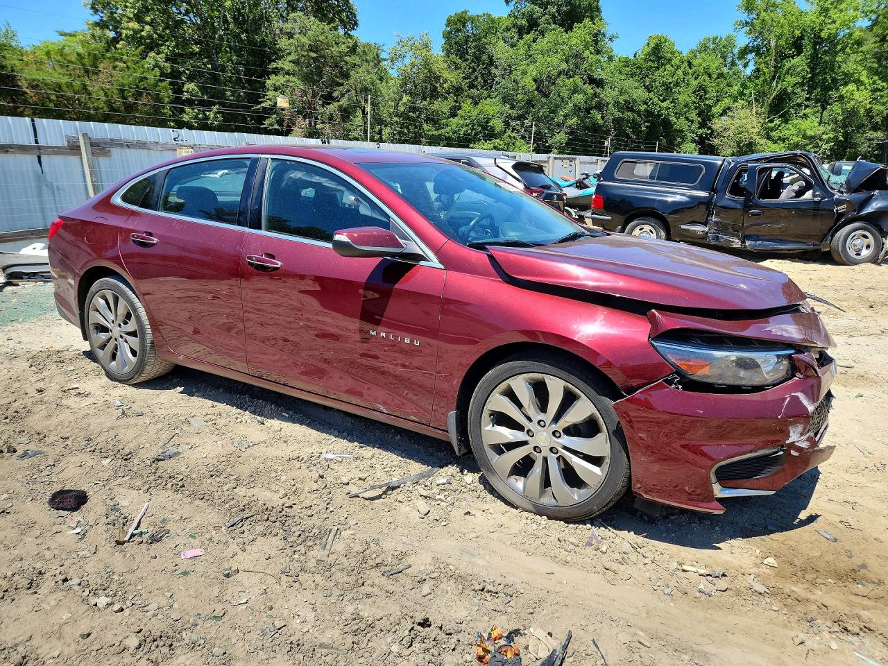2016 Chevrolet Malibu Premier Бордовый vin: 1G1ZH5SX1GF329703
