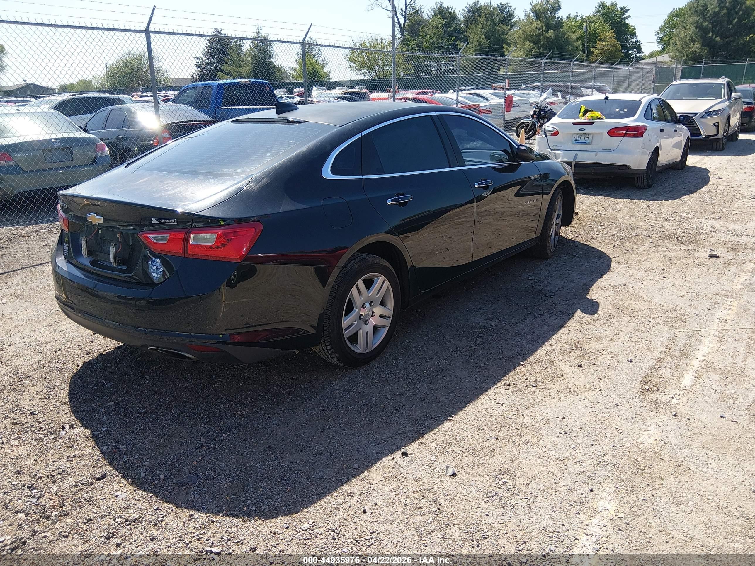 2016 Chevrolet Malibu Premier Black vin: 1G1ZH5SX4GF277791