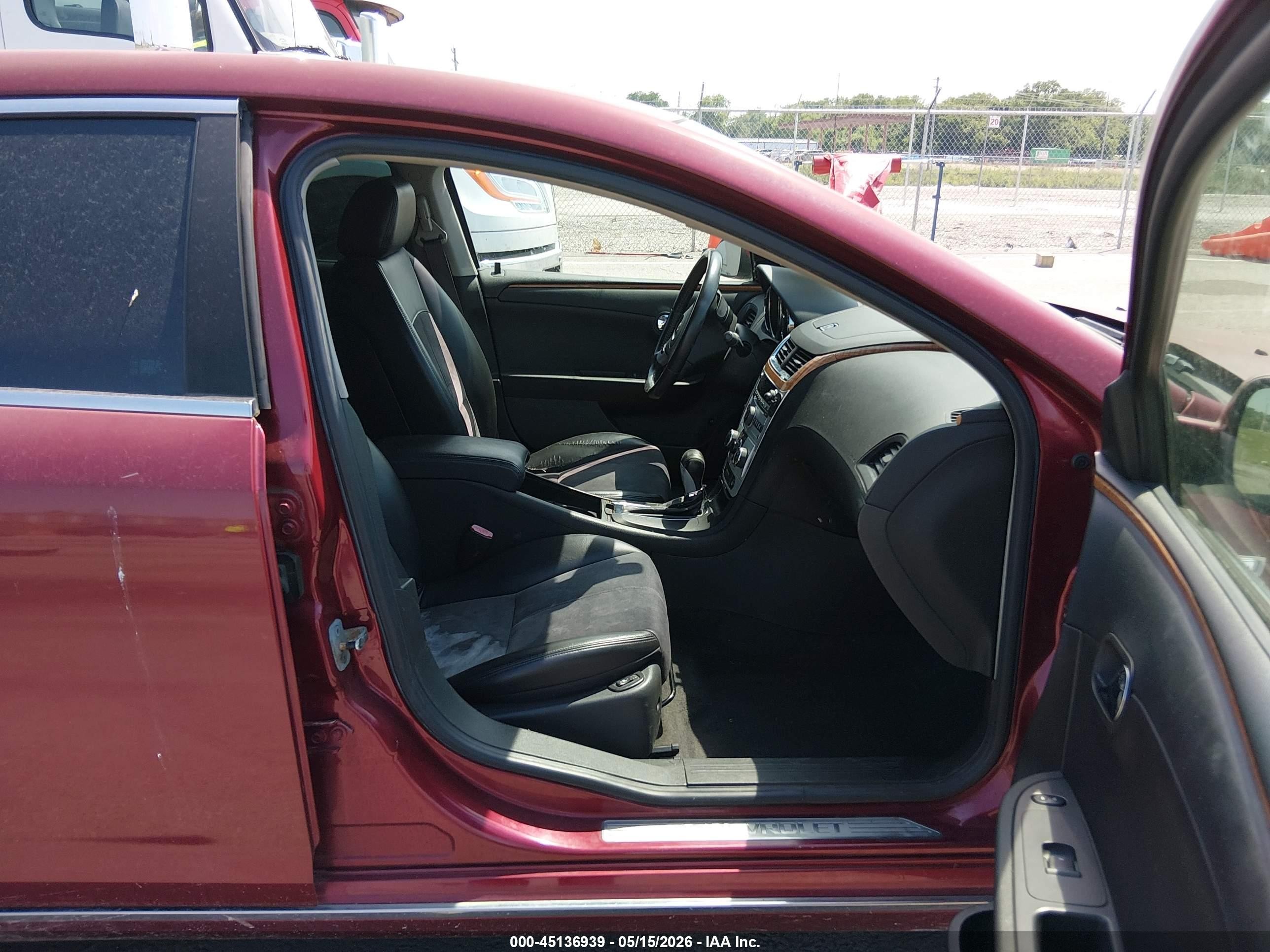 2008 Chevrolet Malibu Lt Red vin: 1G1ZJ57748F243560