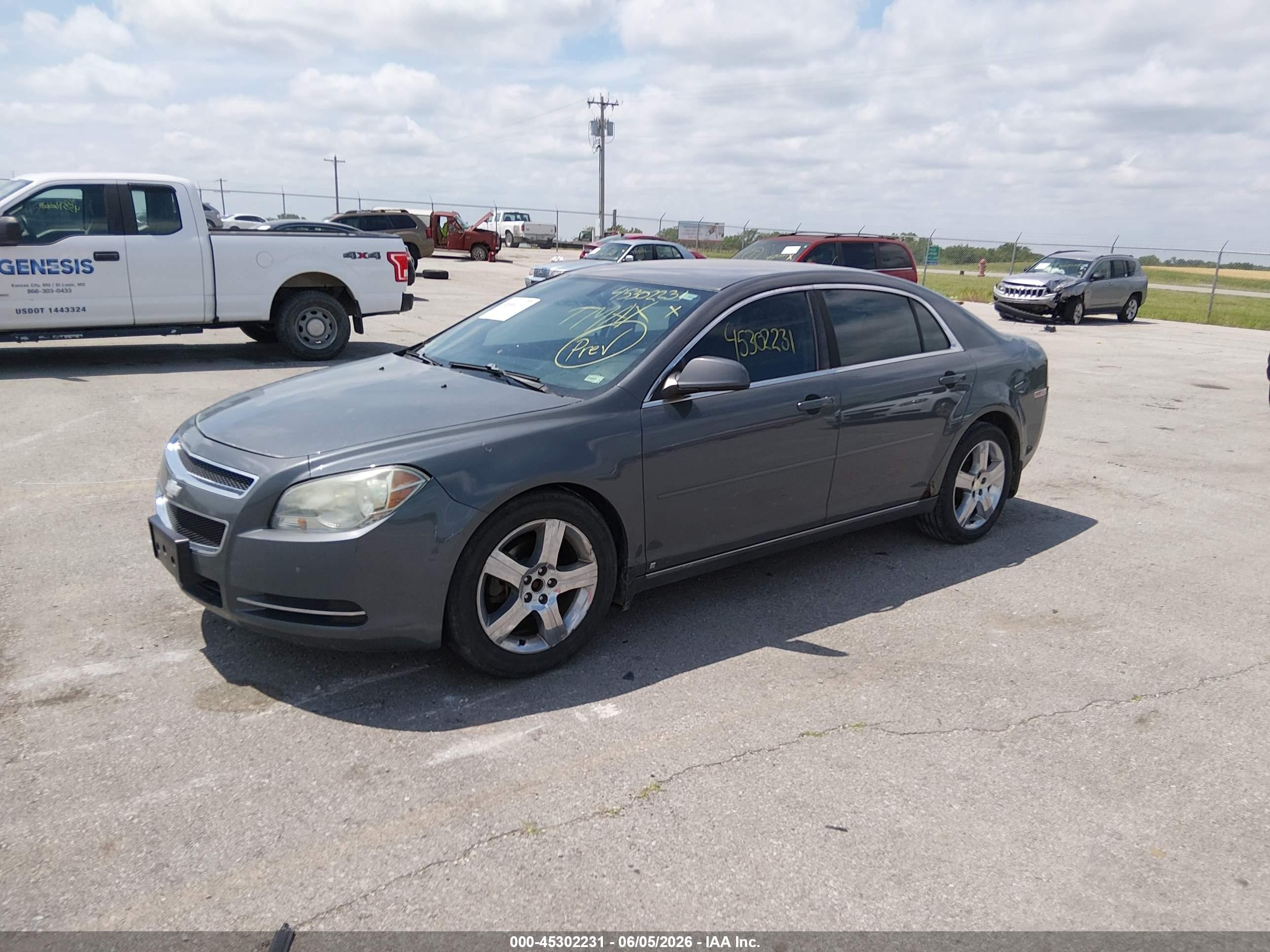2009 Chevrolet Malibu Lt Gray vin: 1G1ZJ57779F185347