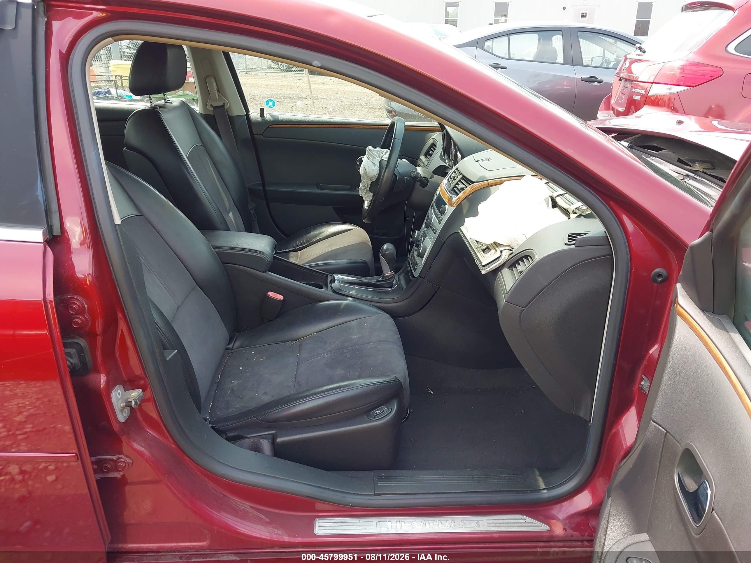 2008 Chevrolet Malibu Lt W/2lt Темно-бордовый vin: 1G1ZJ57788F289165