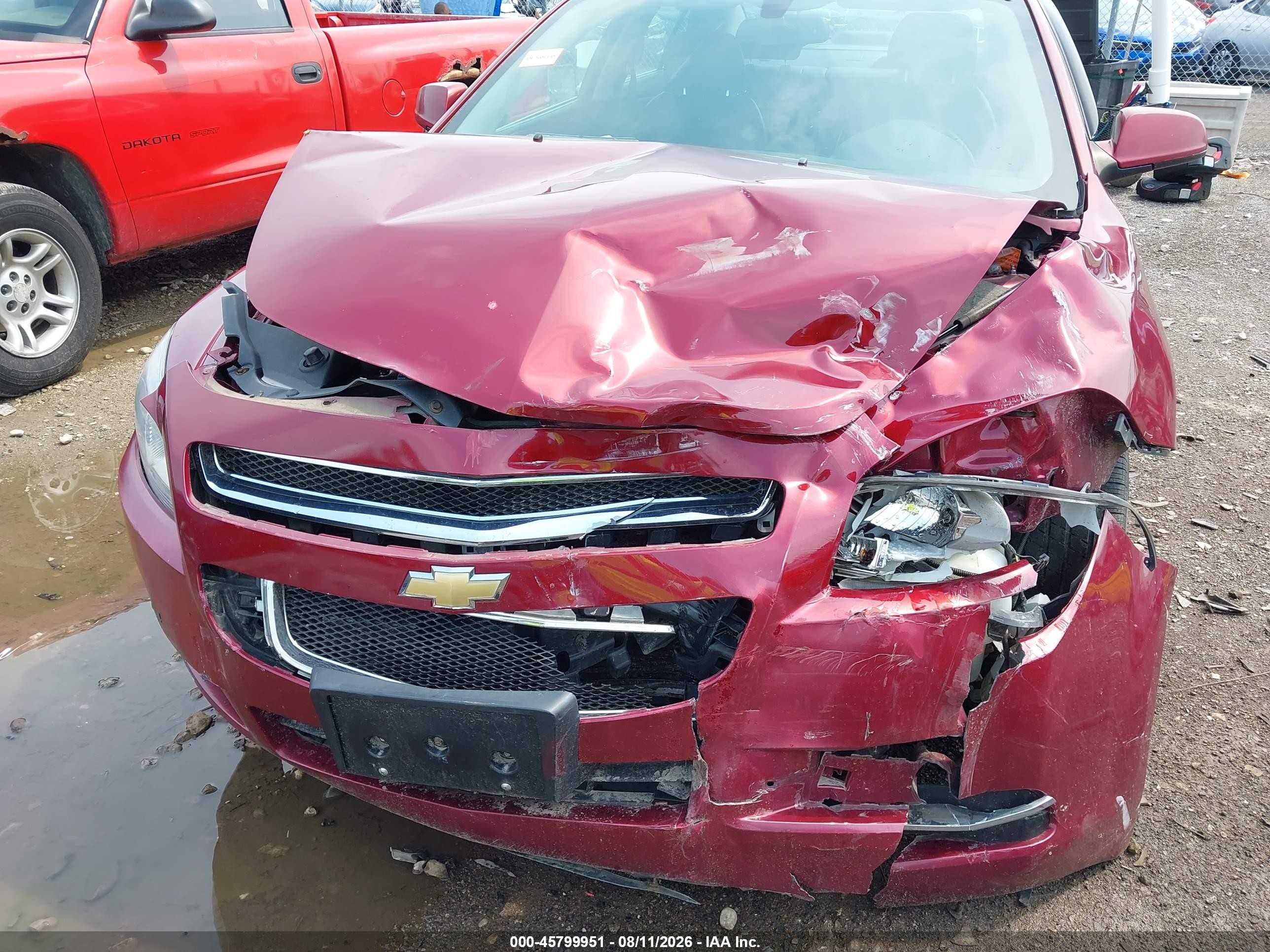 2008 Chevrolet Malibu Lt W/2lt Темно-бордовый vin: 1G1ZJ57788F289165