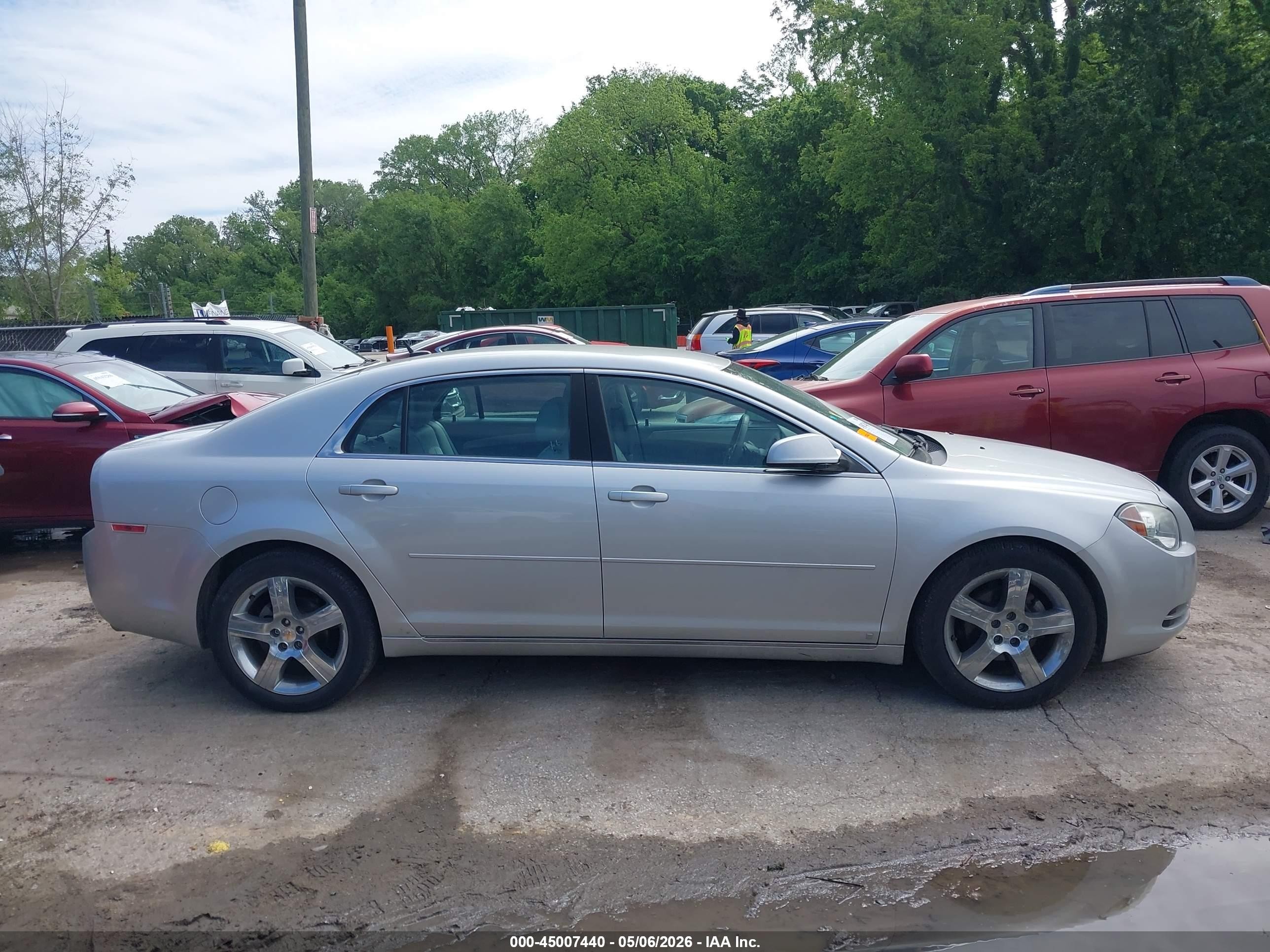 2009 Chevrolet Malibu Lt Silver vin: 1G1ZJ57789F193893