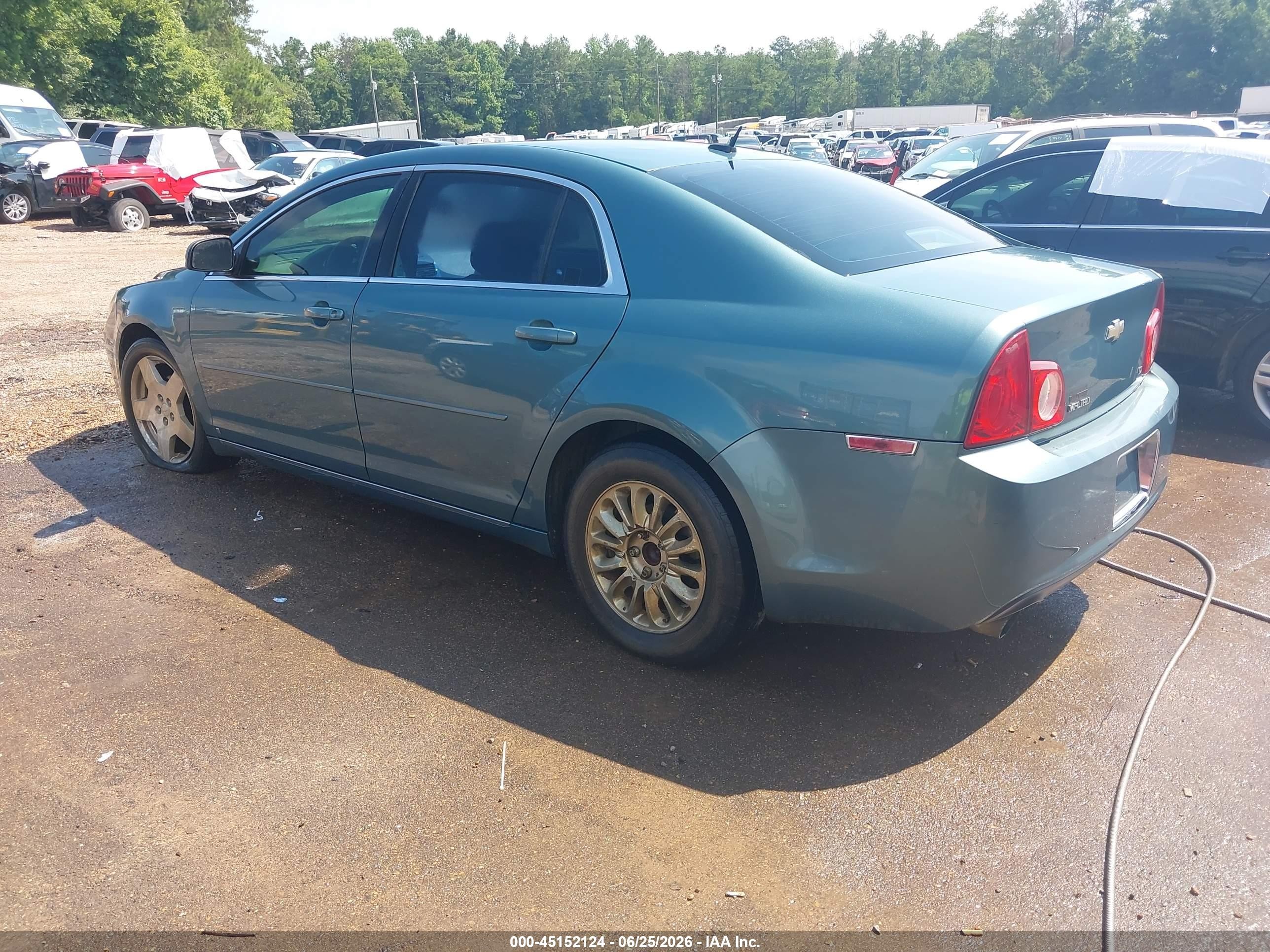 2009 Chevrolet Malibu Lt Blue vin: 1G1ZJ57799F219031