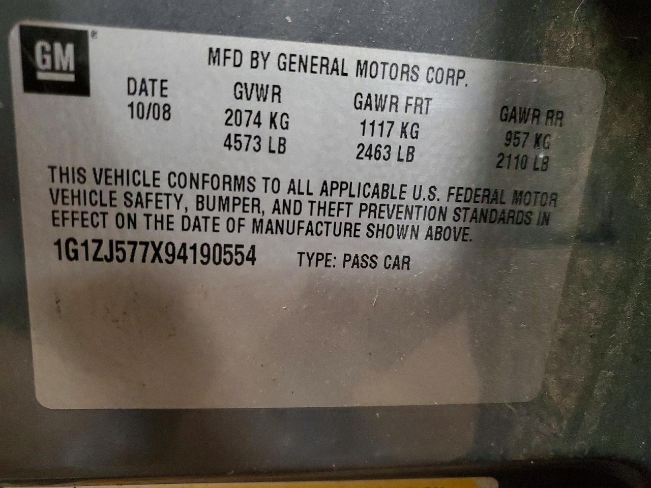 2009 Chevrolet Malibu 2lt Gray vin: 1G1ZJ577X94190554
