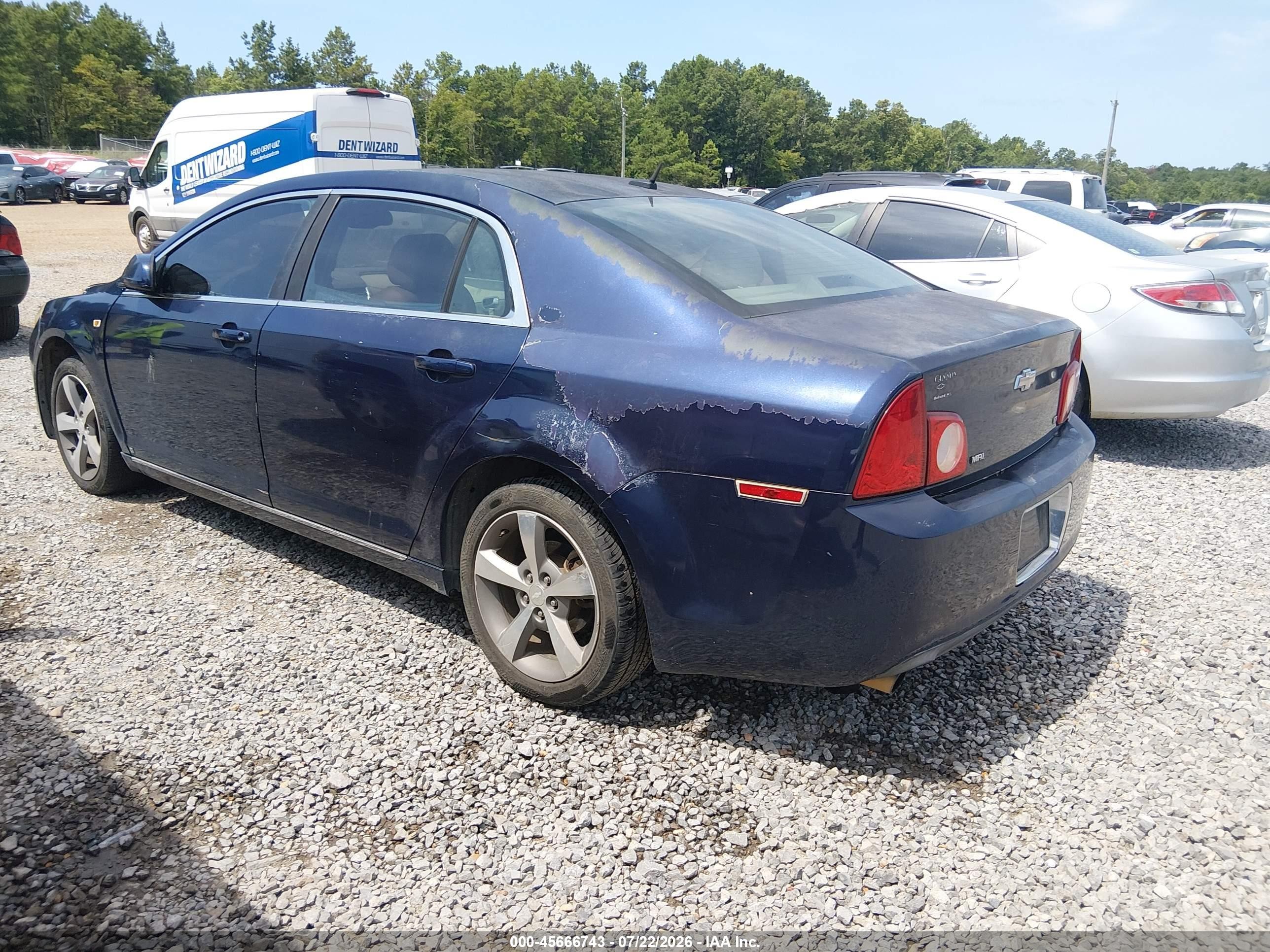 2008 Chevrolet Malibu Lt W/2lt Blue vin: 1G1ZJ57B18F212111