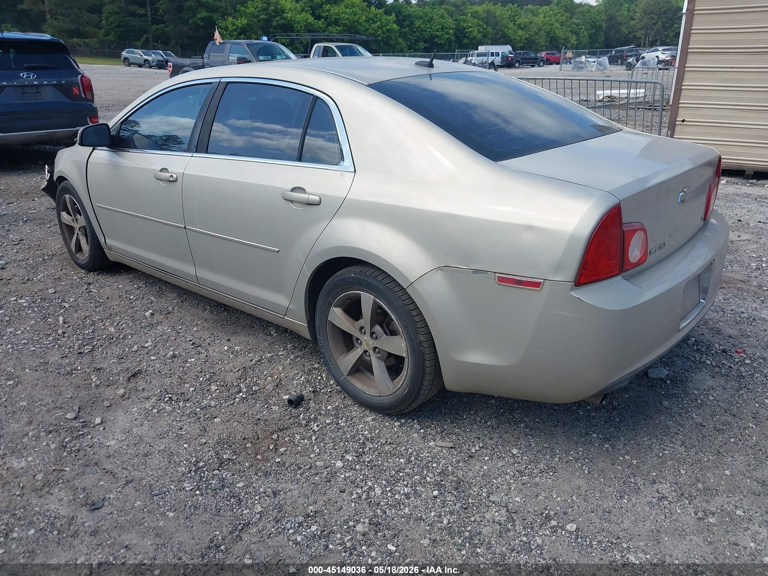2009 Chevrolet Malibu Lt Gold vin: 1G1ZJ57B19F213809